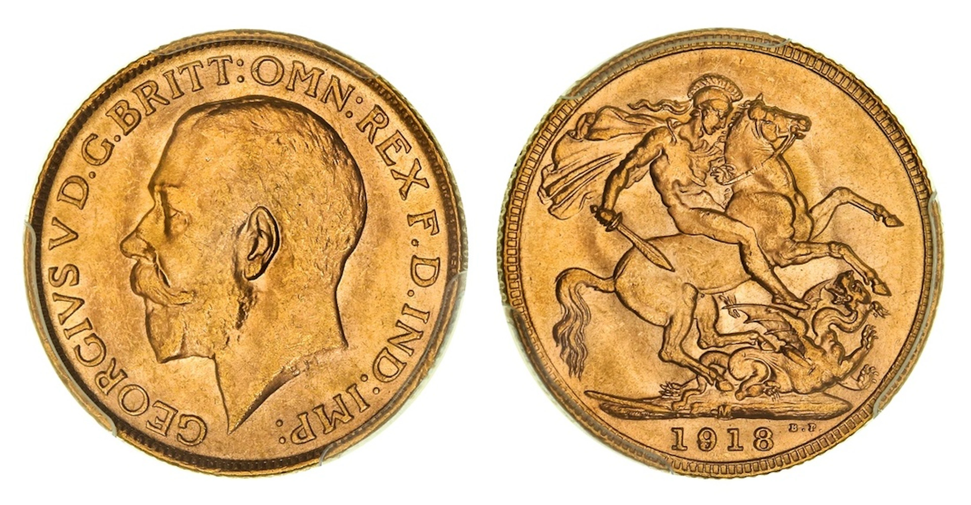 PCGS MS64 | *Top Pop* | Australia, George V (1910-1936), Sovereign