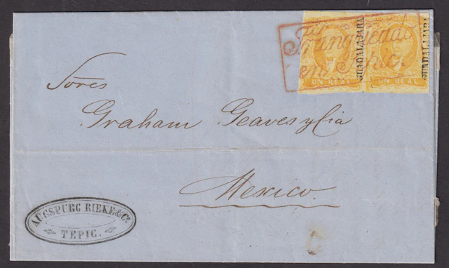 Mexico, 1856 "Hidalgos" Issue