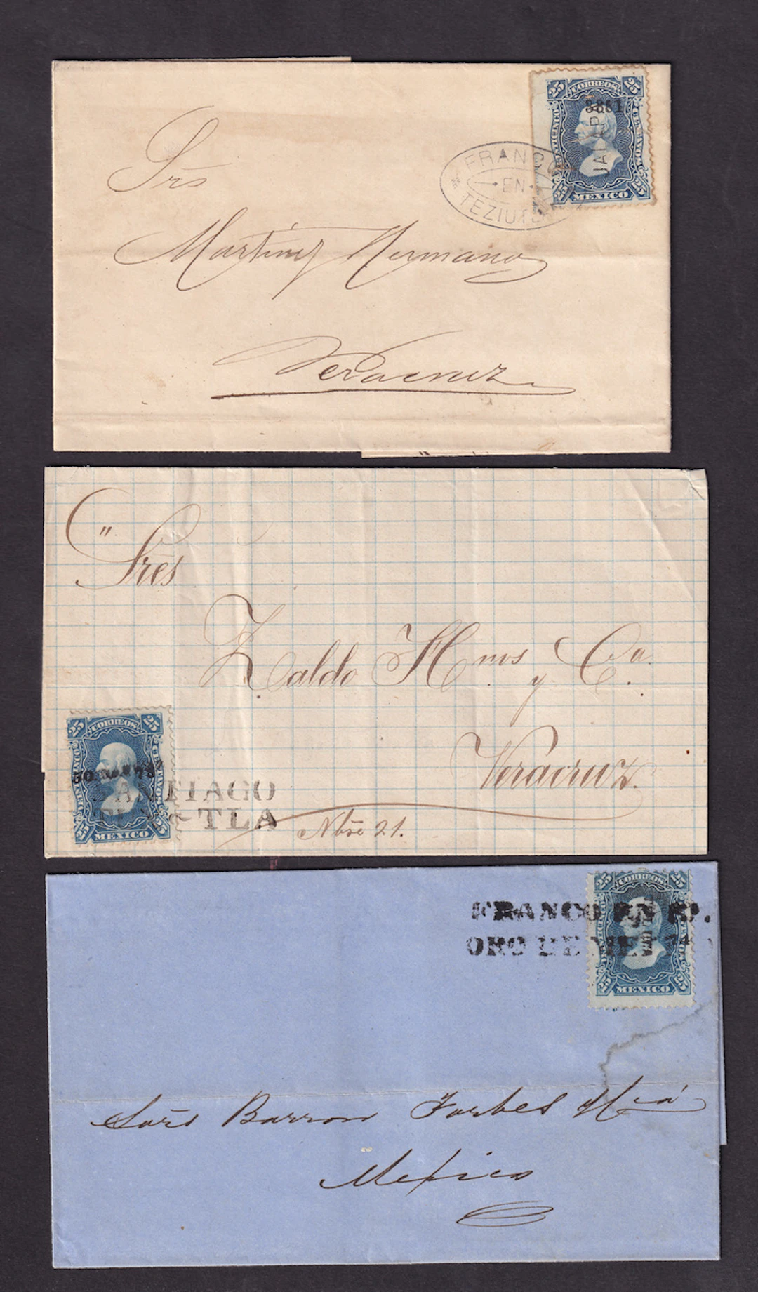 Mexico 1874 "Hidalgos" Issue