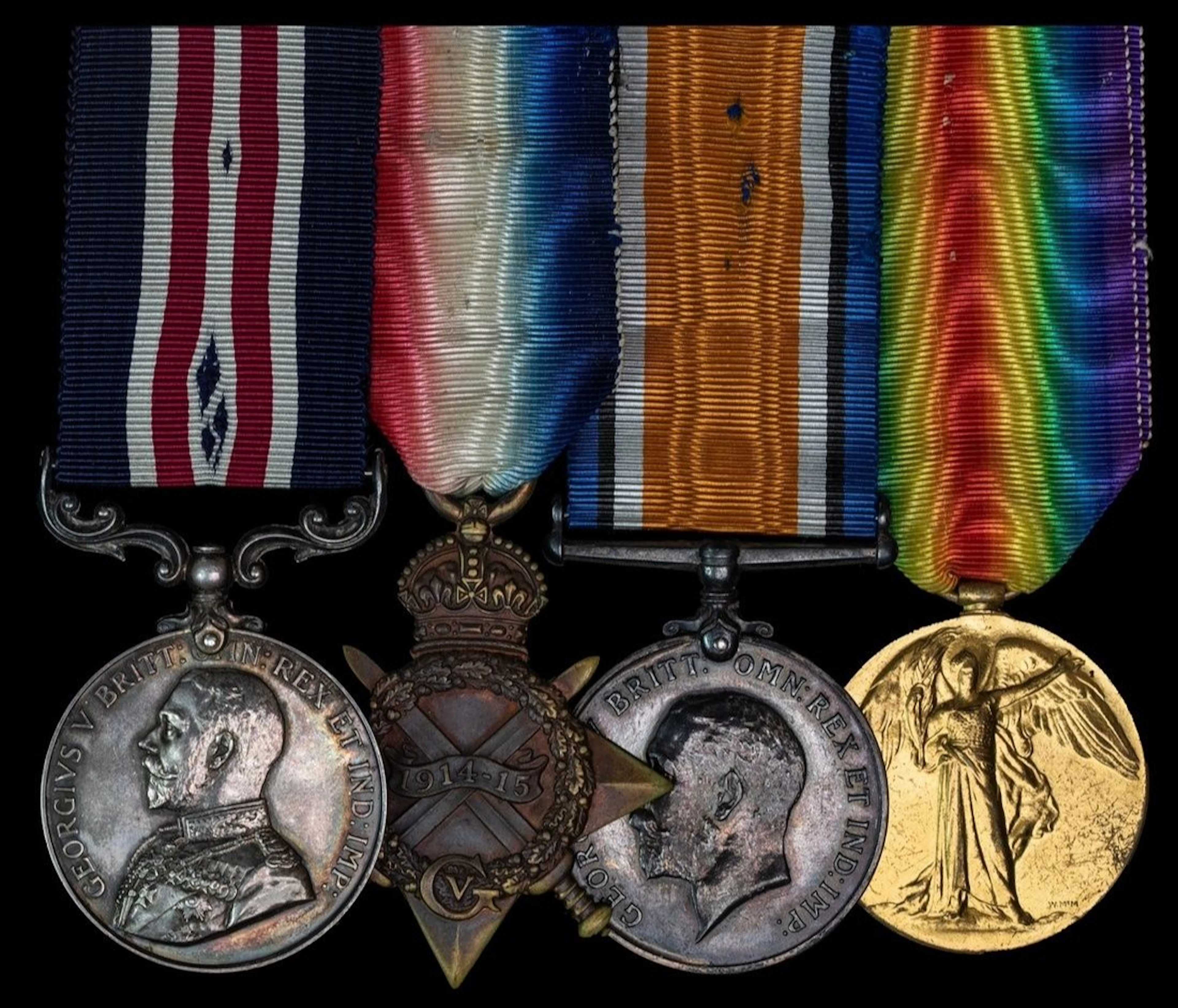 A First Day of the Somme 1 July 1916 M.M. group of four to Private