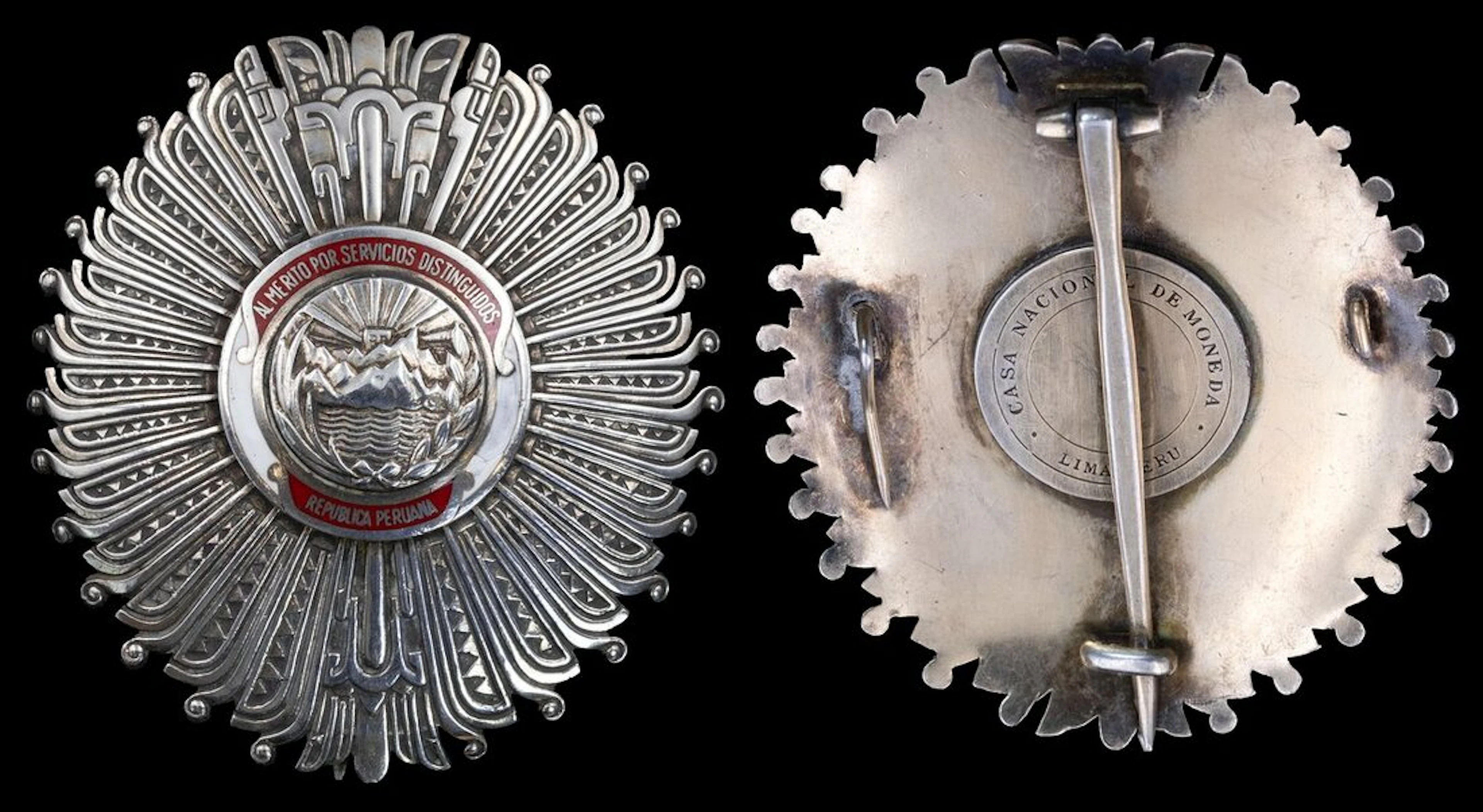 Peru, Republic, Order of Merit for Distinguished Service, Grand Cross