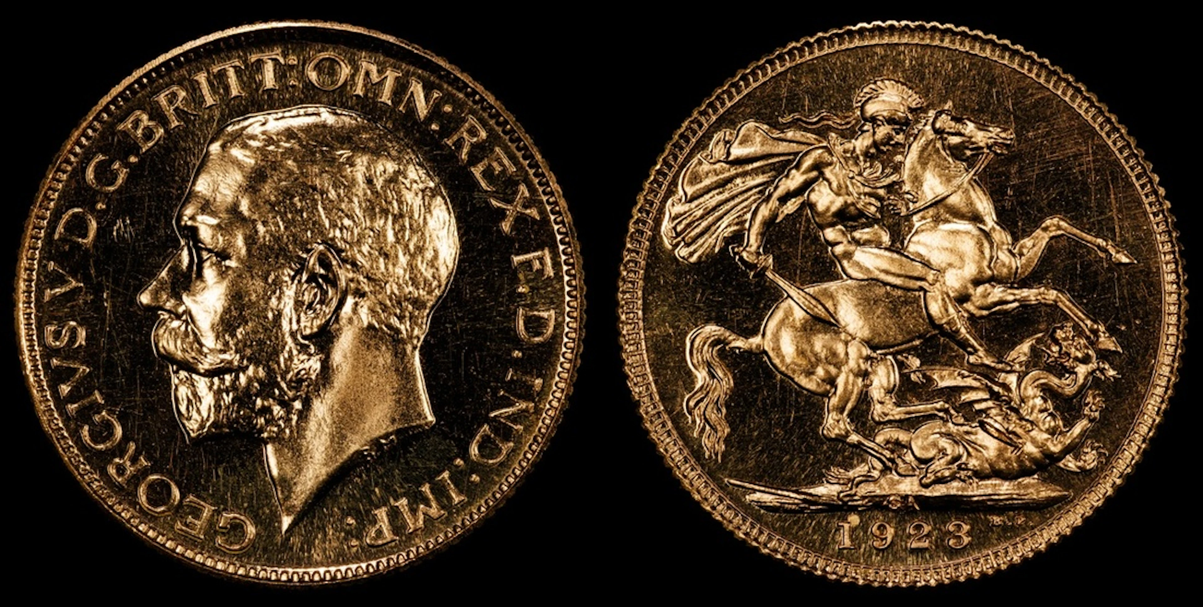 PCGS PR63 | South Africa, George V (1910-1936), Proof Sovereign, 1923-SA