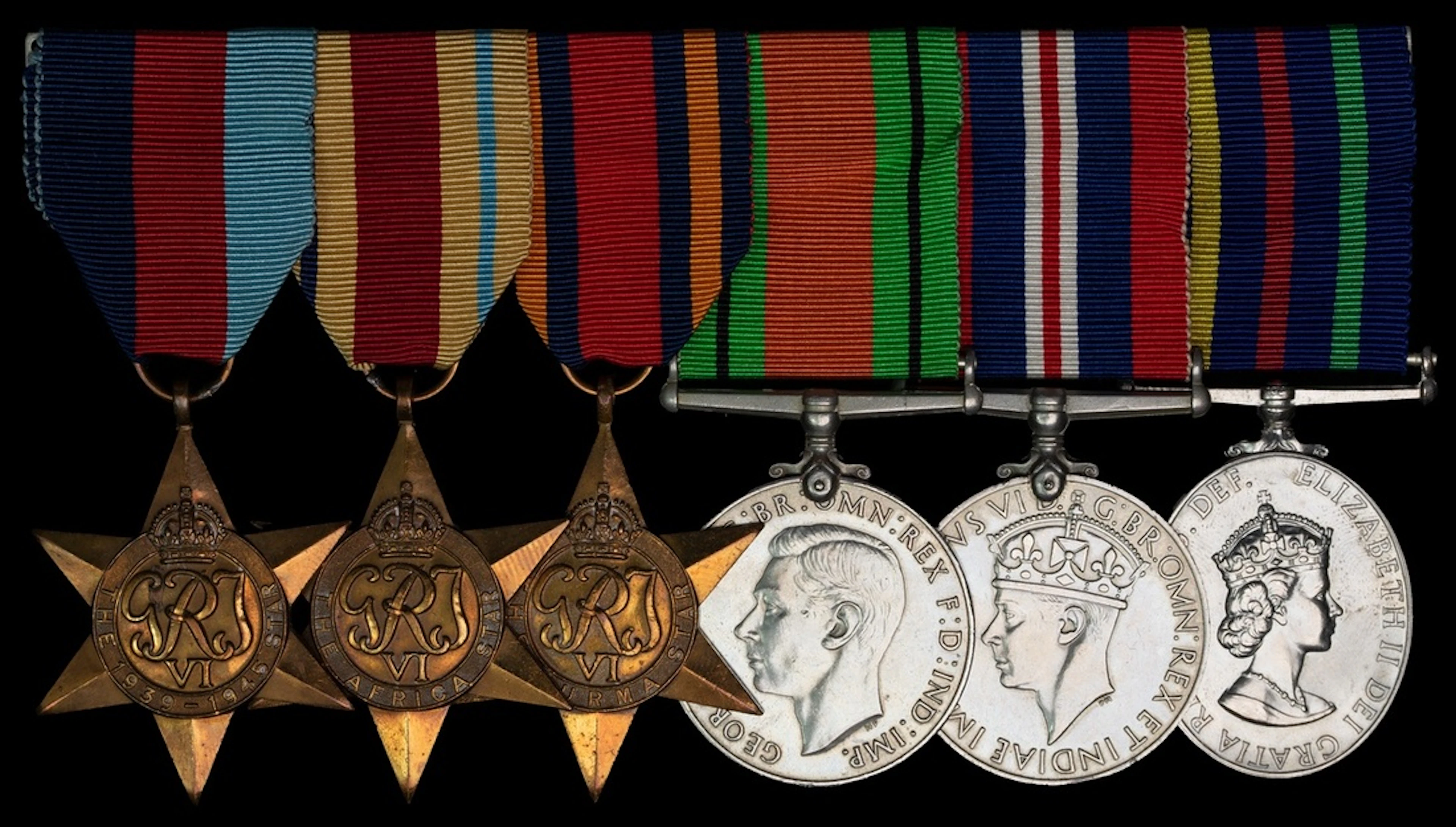 Six: Lieutenant-Colonel J. R. Vedder, 15th Punjabis 1939-1945 Star;