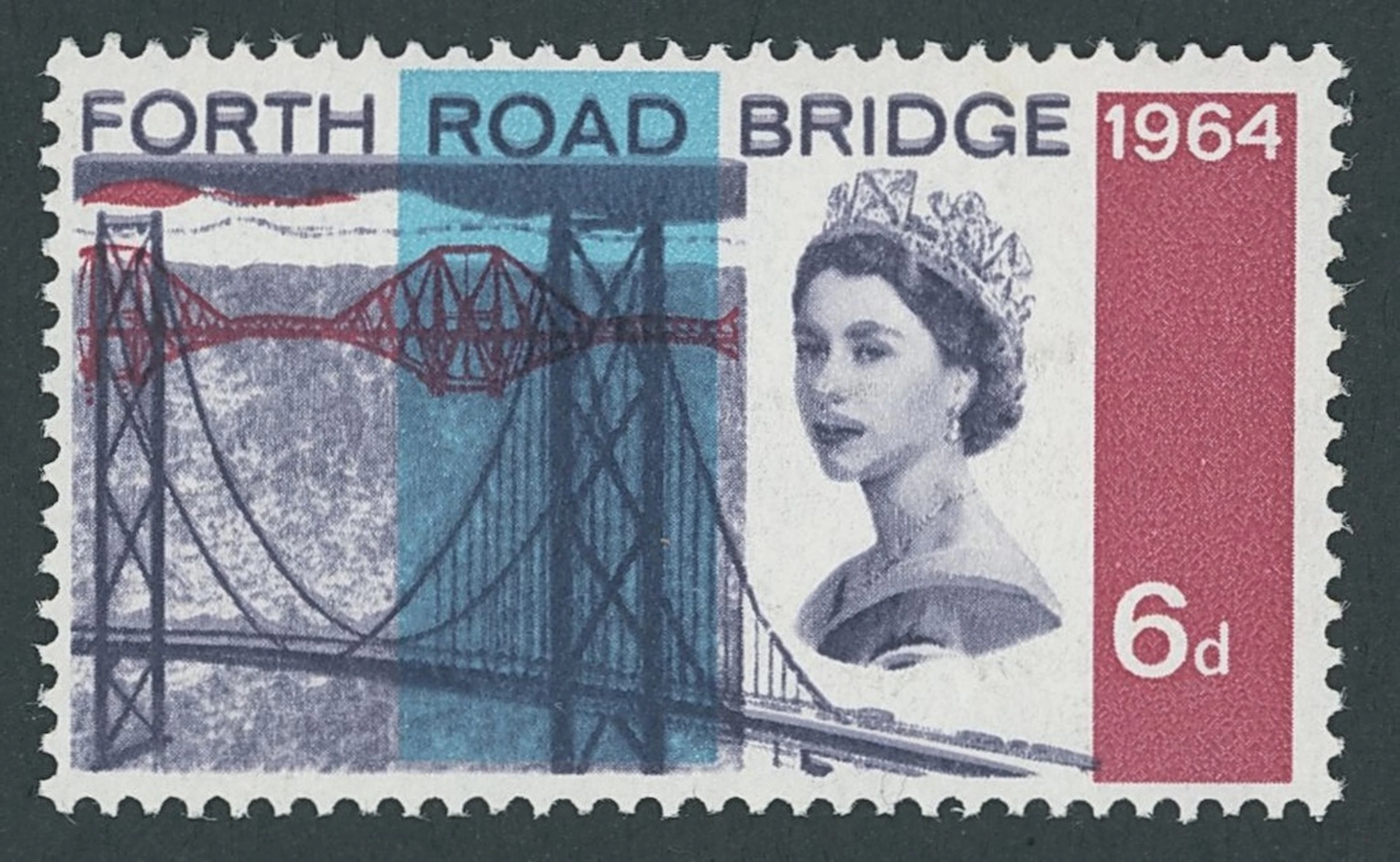 Great Britain Queen Elizabeth II 1964 (4 Sept.) Forth Road Bridge