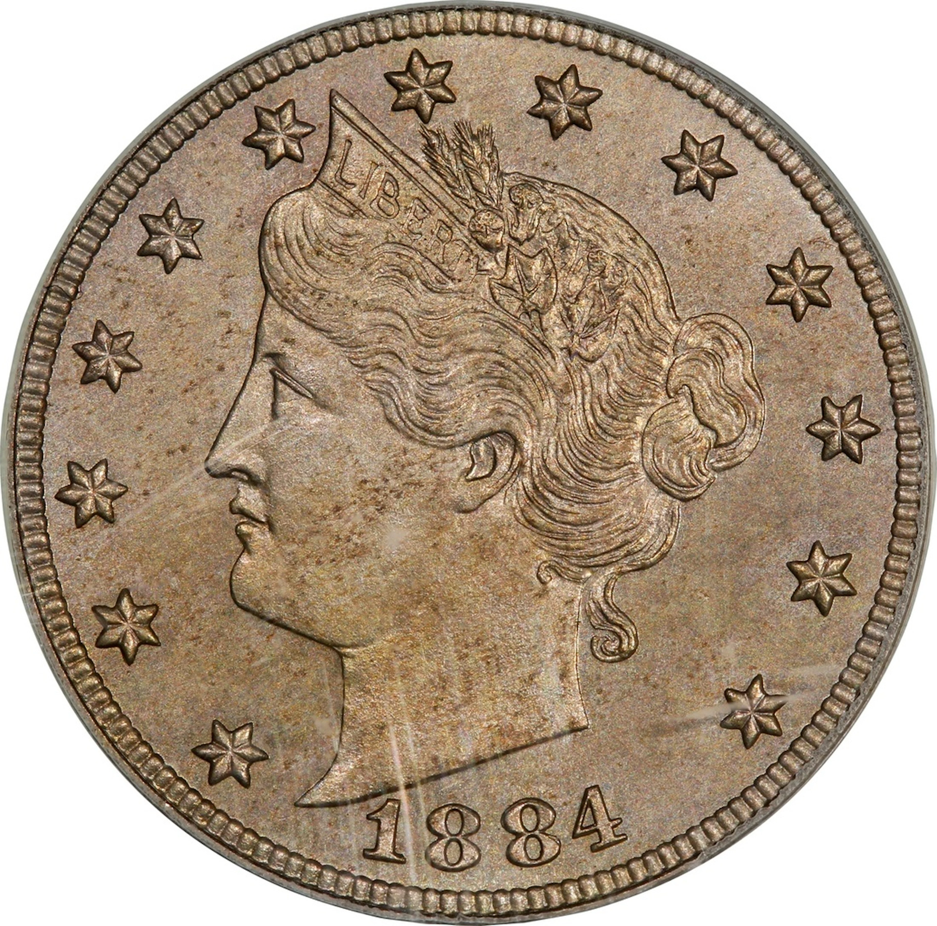 United States, [PCGS PR62] nickel 5 cents, 1884