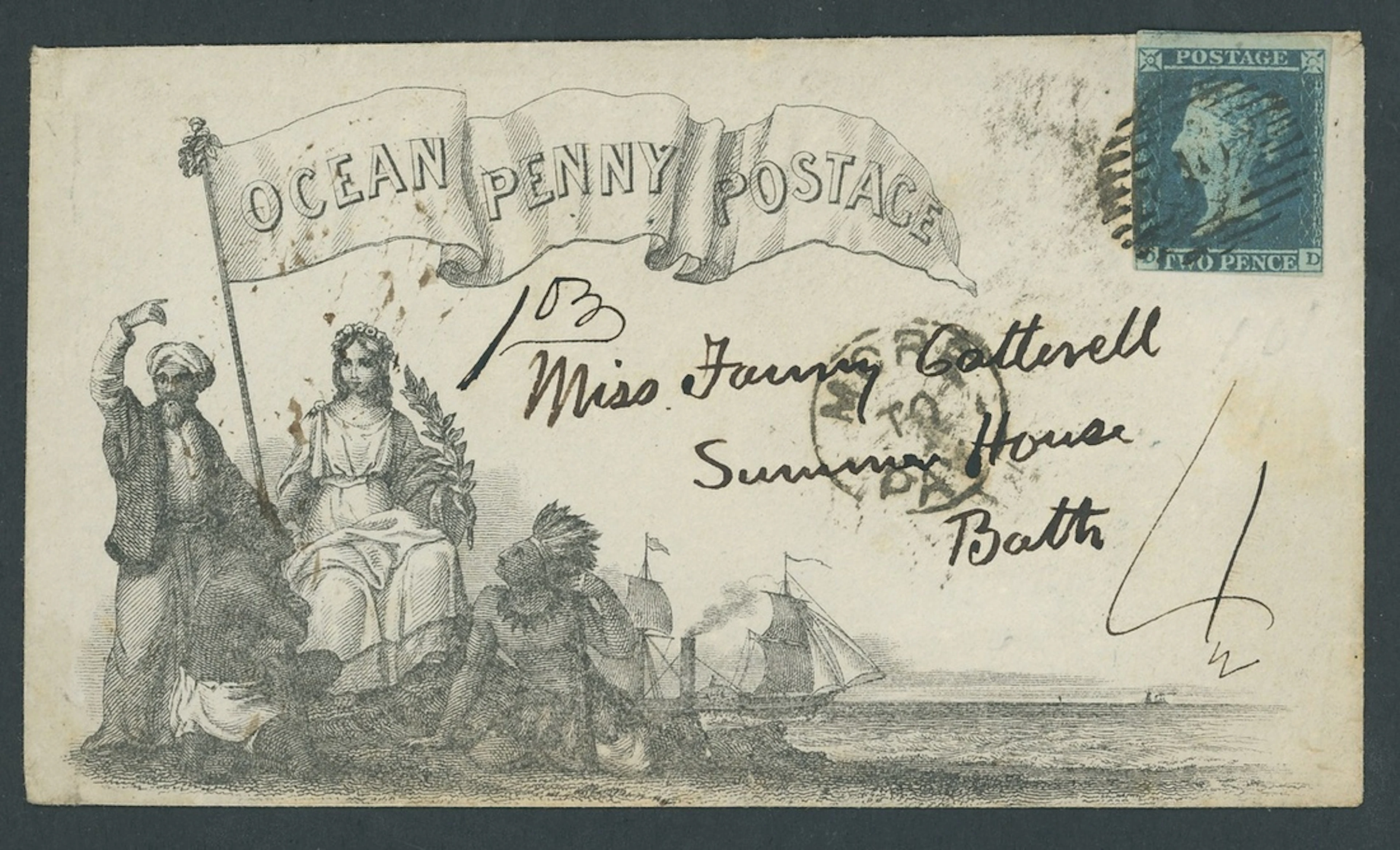 Great Britain Mulready Caricatures and Illustrated Envelopes E.l.