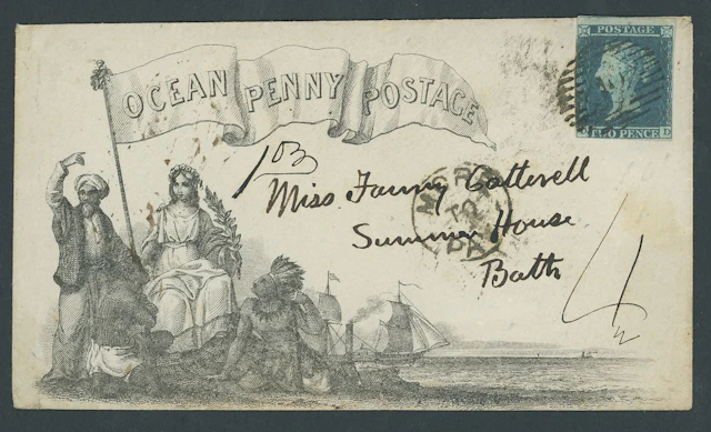 Great Britain Mulready Caricatures and Illustrated Envelopes E.l.