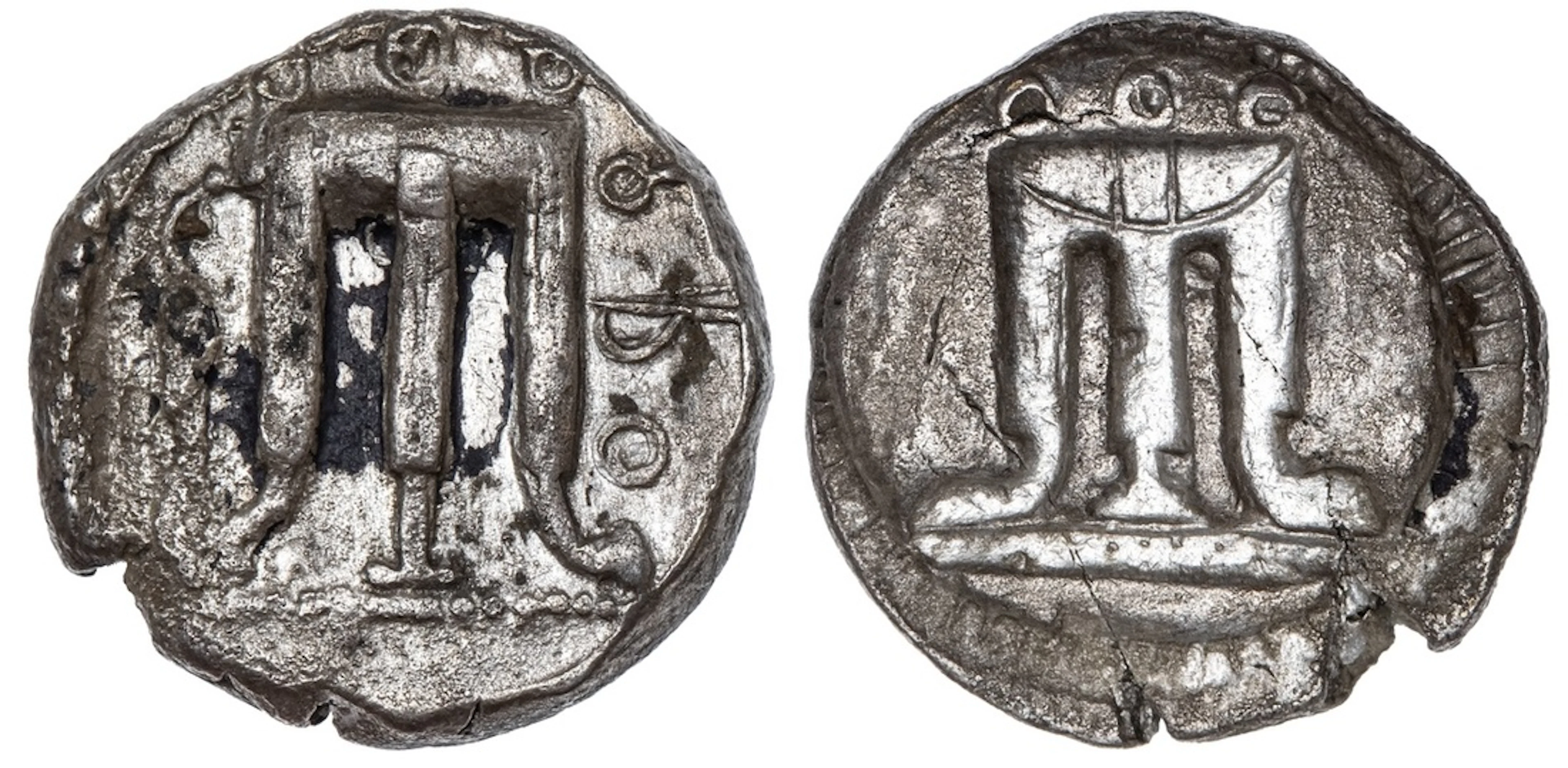 Bruttium, Croton, AR Nomos, struck c. 480-430 BC, (Koppa)RO, tripod