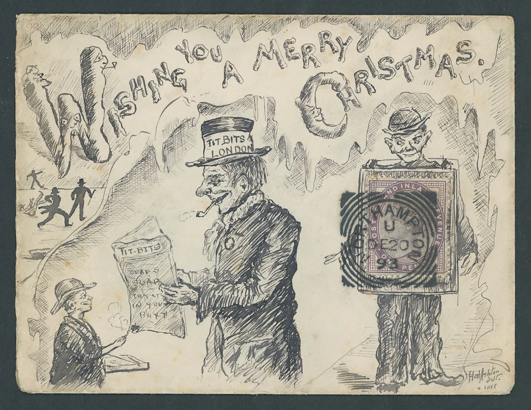 Great Britain Mulready Caricatures and Illustrated Envelopes 1893