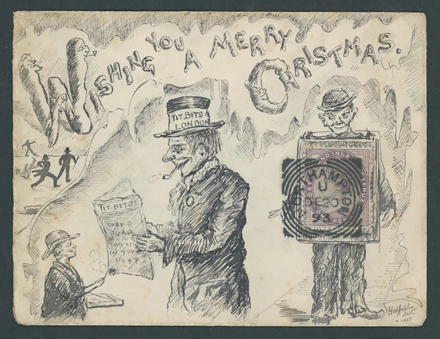Great Britain Mulready Caricatures and Illustrated Envelopes 1893