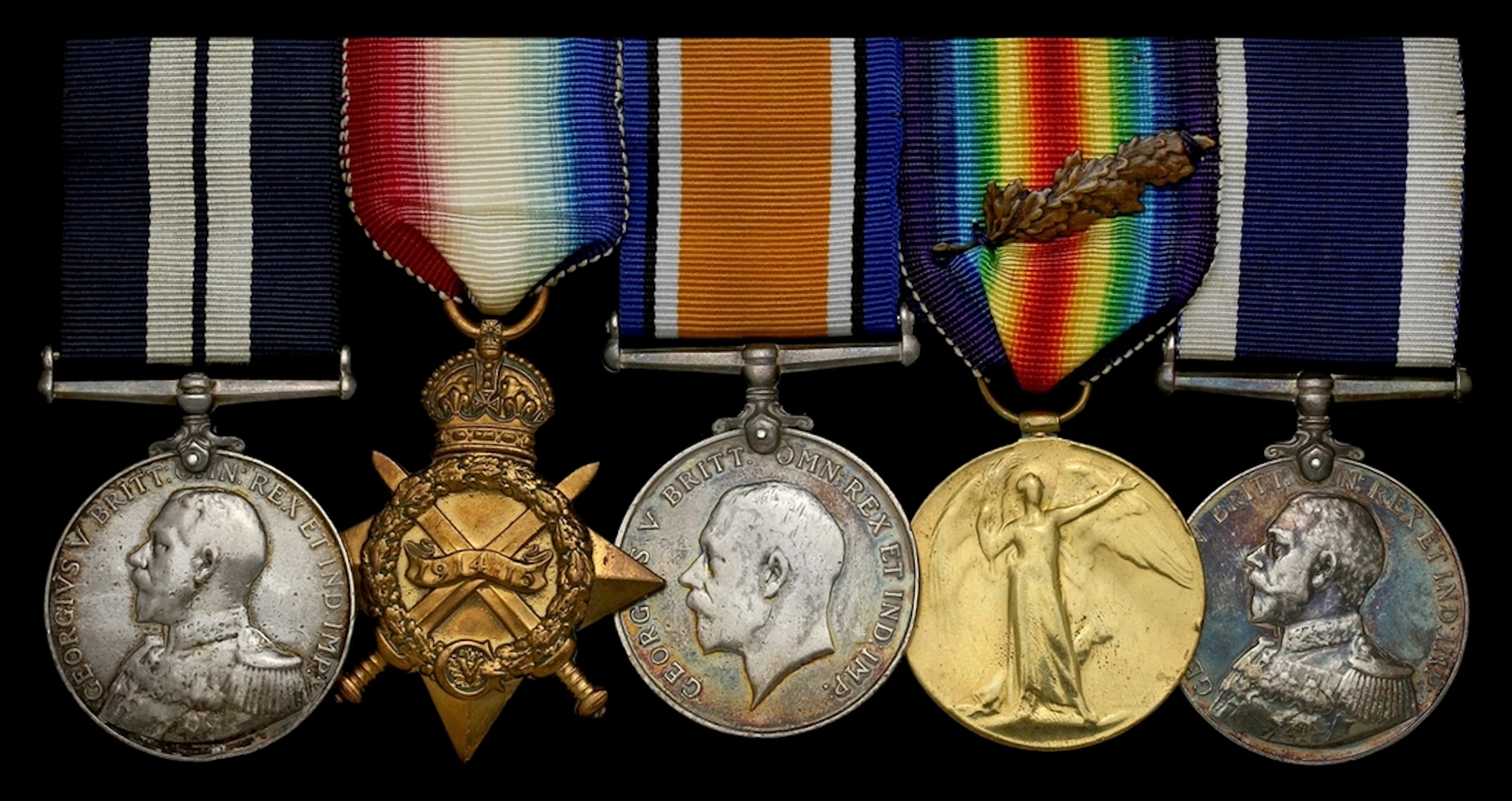 The superb 'V.C. Winning, Q-Ship action' D.S.M. group of five awarded