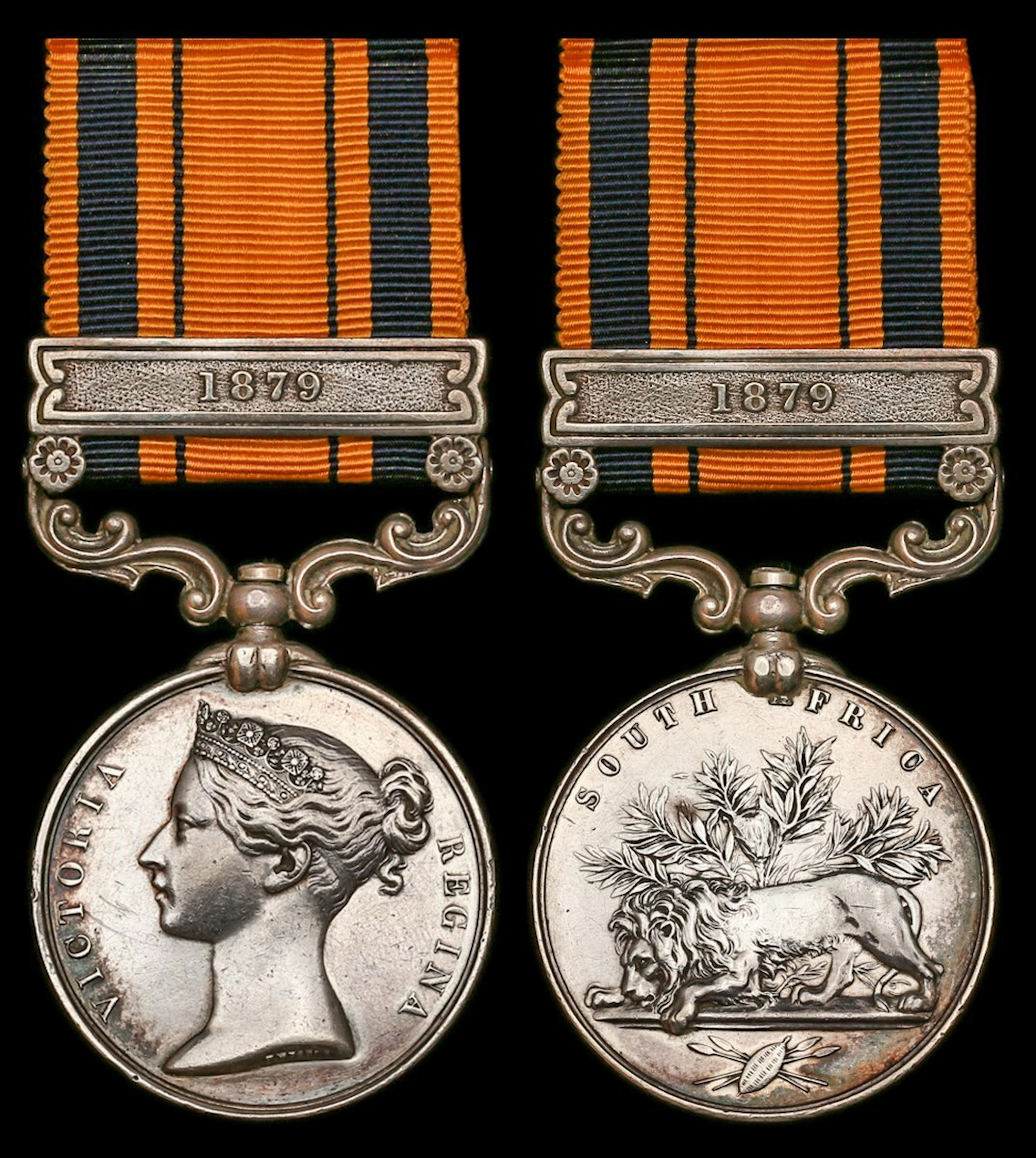 South Africa 1877-79, 1 clasp, 1879 (1050, Pte. C. Woods, 1st Dn Gds.)