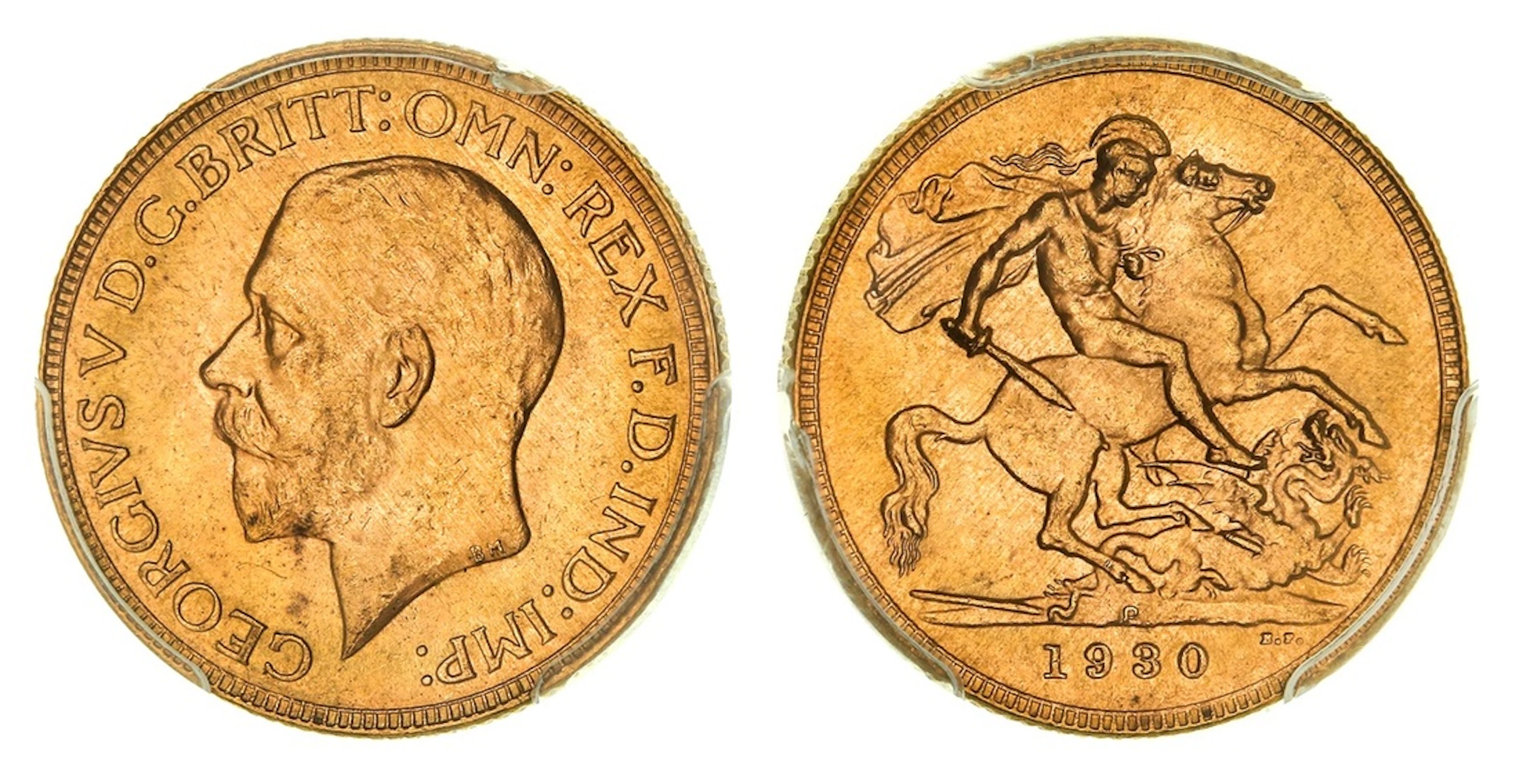PCGS MS65+ | *Top Pop* | Australia, George V (1910-1936), Sovereign