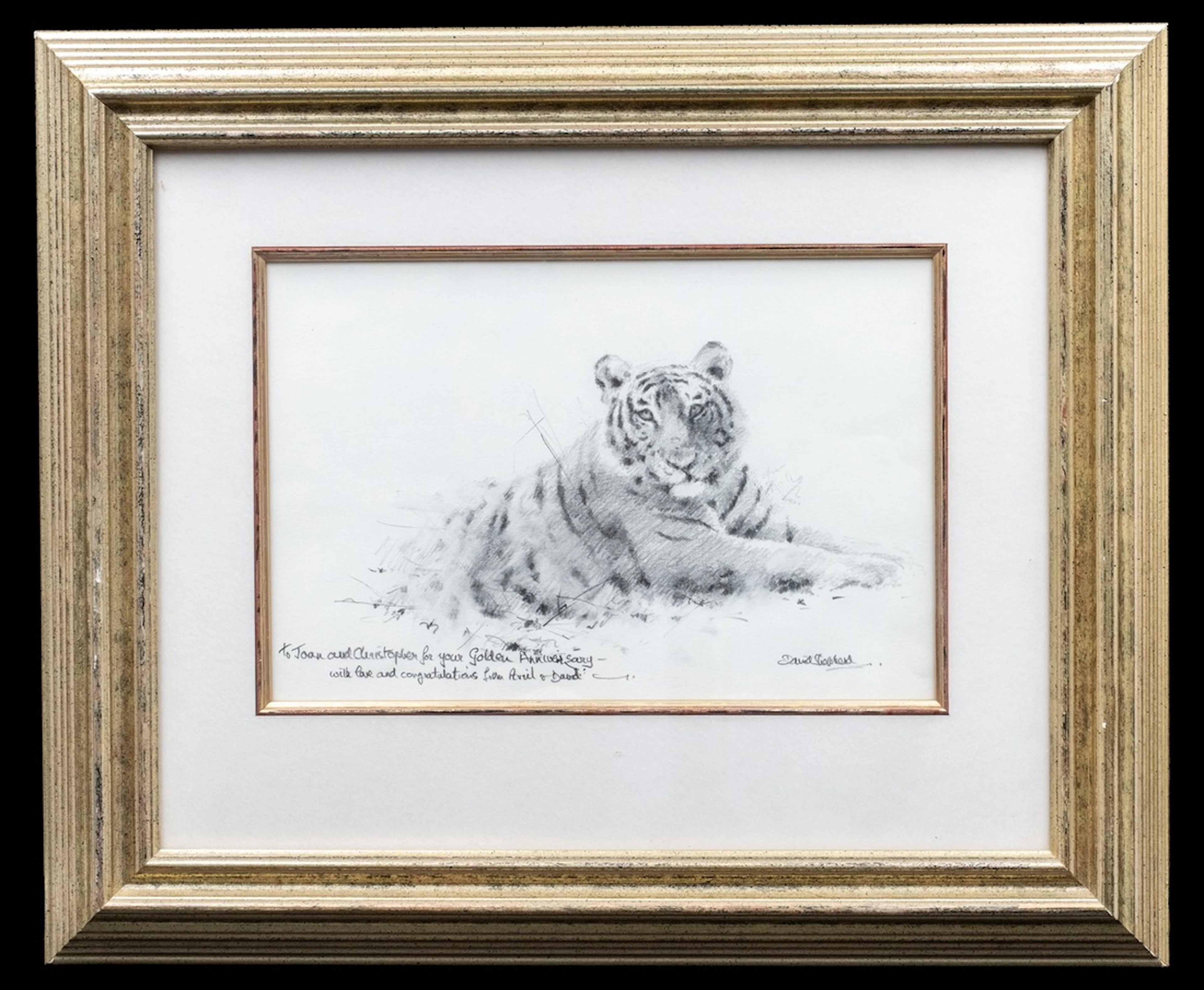Great Britain Artist David Shepherd (1931-2017) Pencil sketch, signed