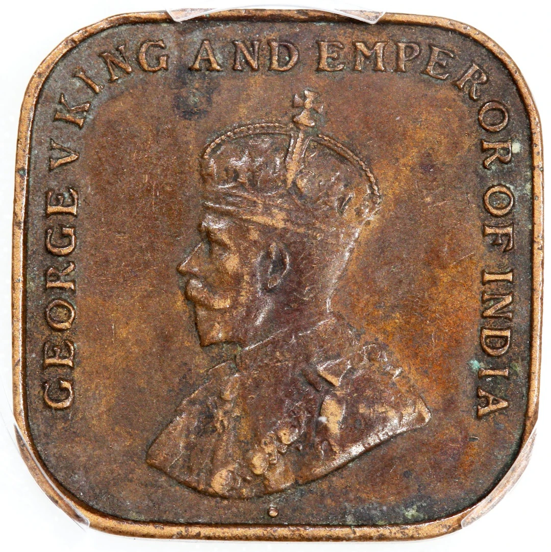 Straits Settlements, George V, [PCGS XF45] bronze 1 cent, 1920, Calcutta mint