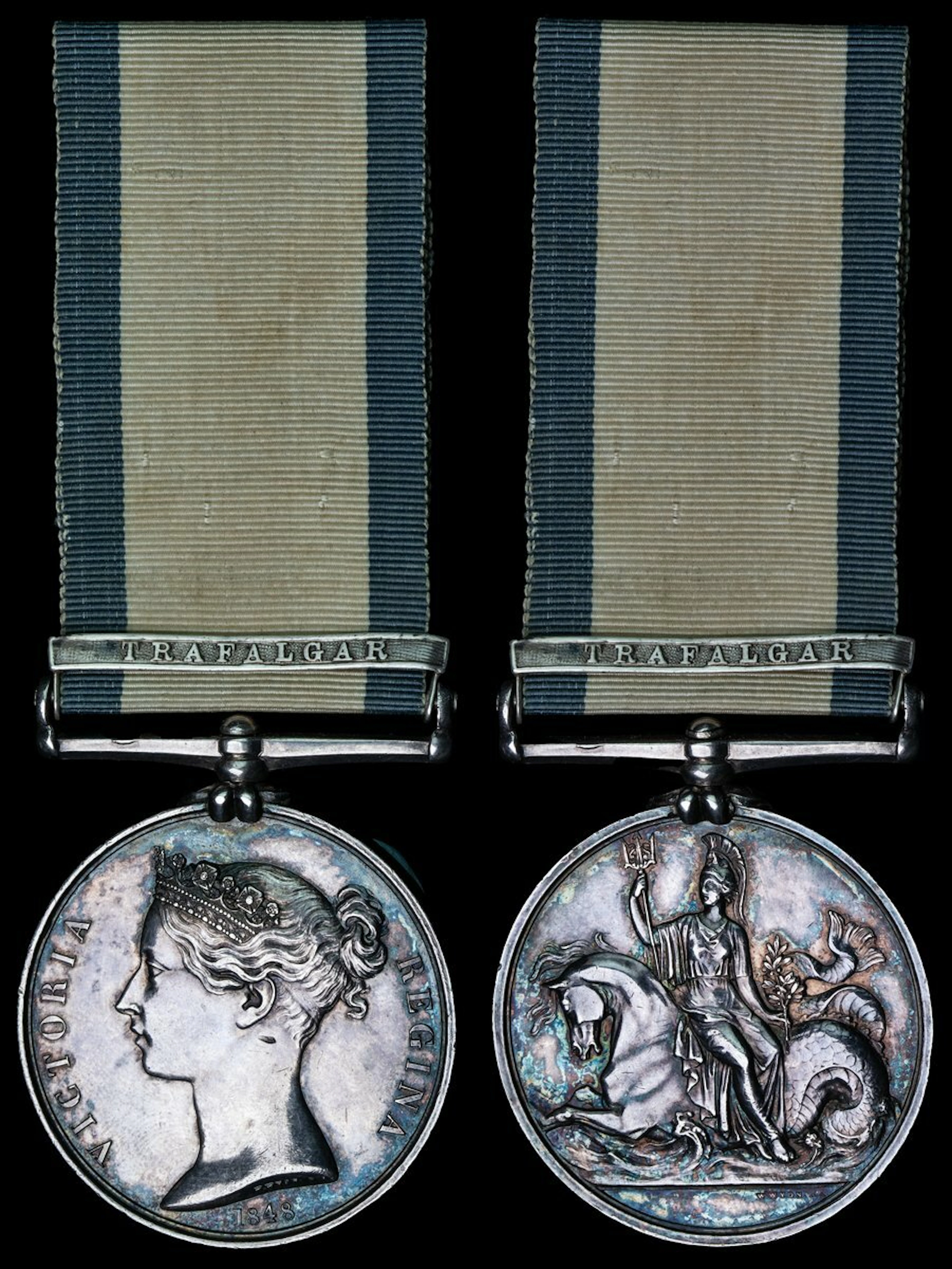 The Naval General Service Medal awarded to Ordinary Seaman T. Powell