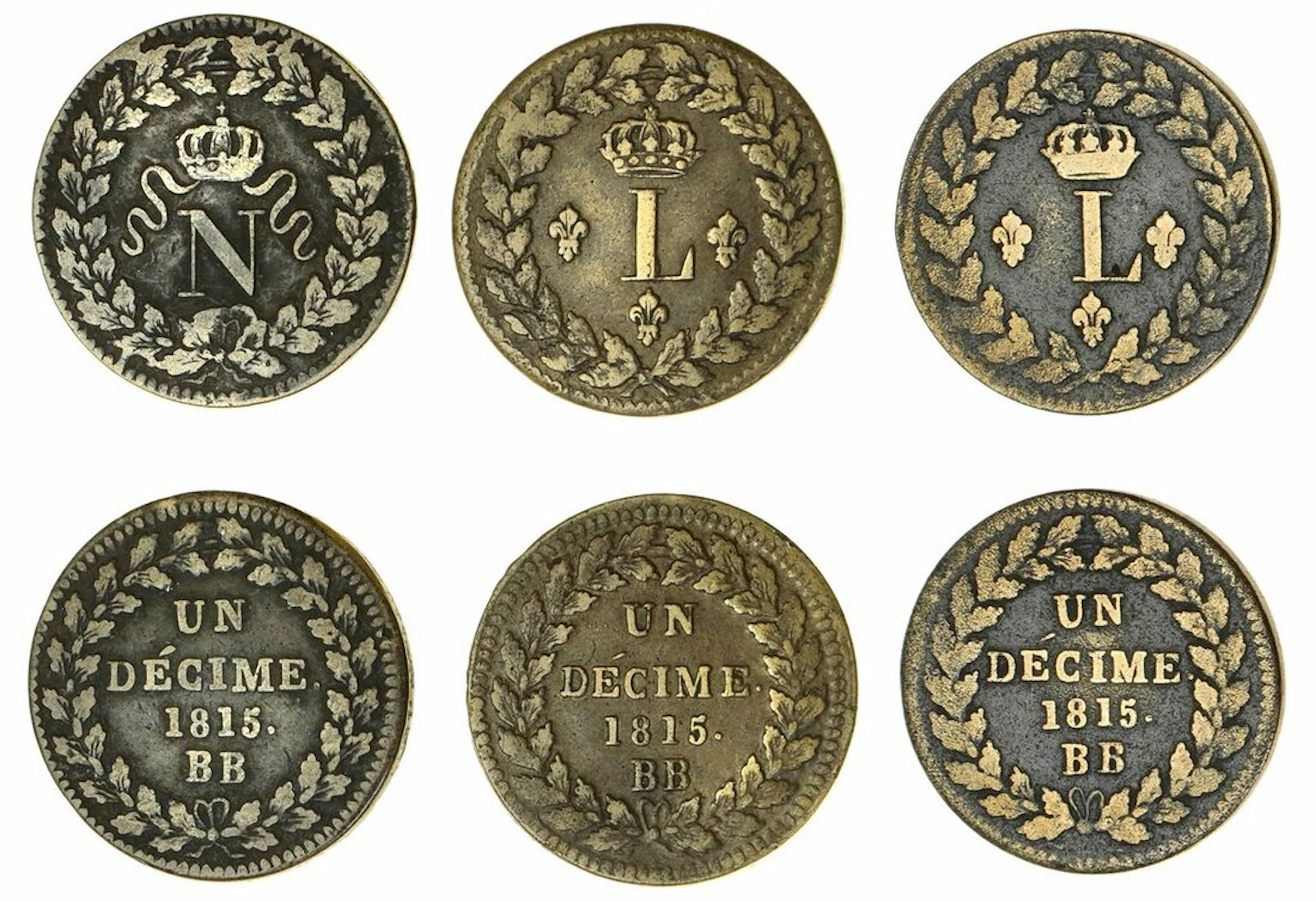 France, First Empire, Napoléon Bonaparte (1804-1814), Decimes, Strasbourg