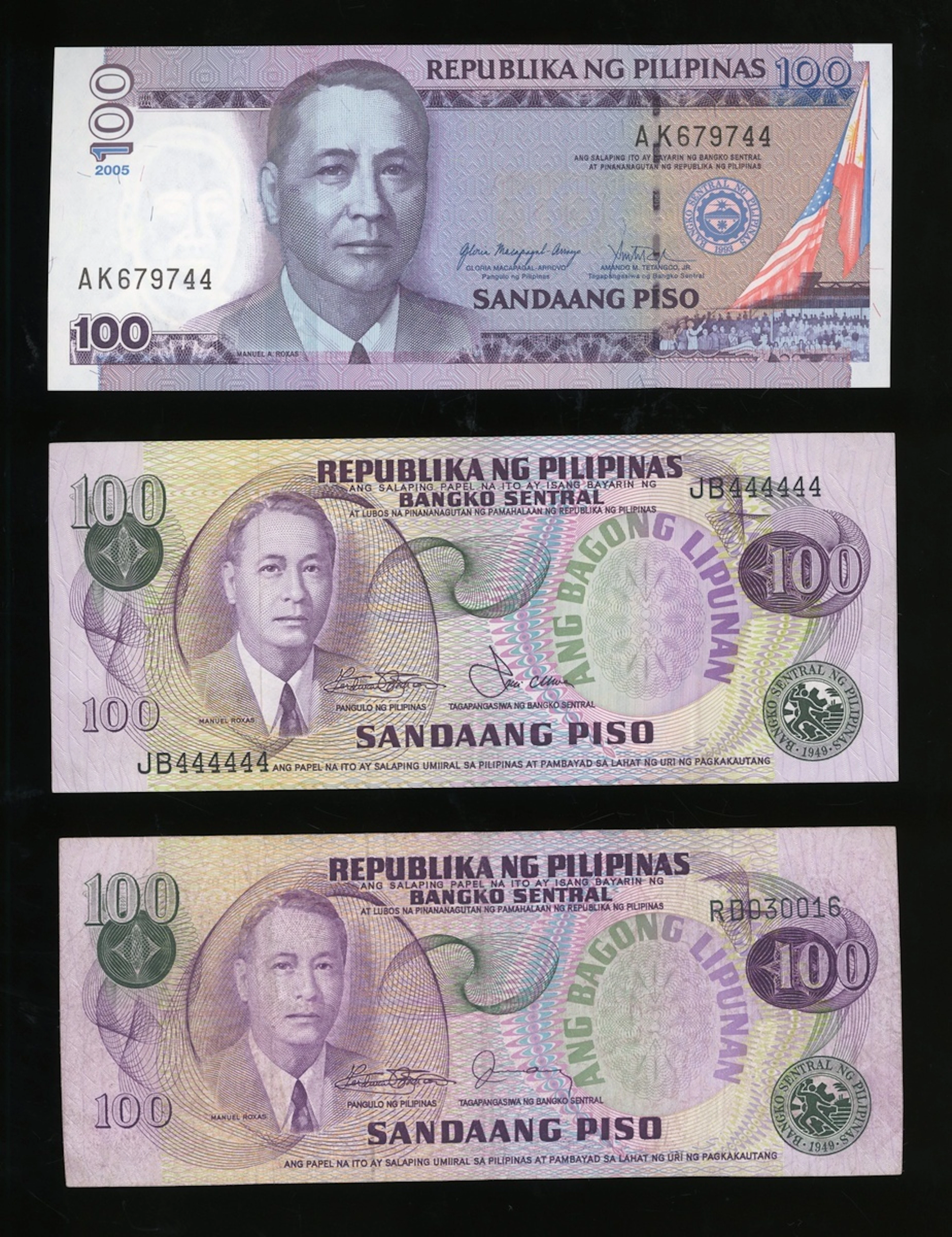 Central Bank of the Philippines, 100 piso (3)