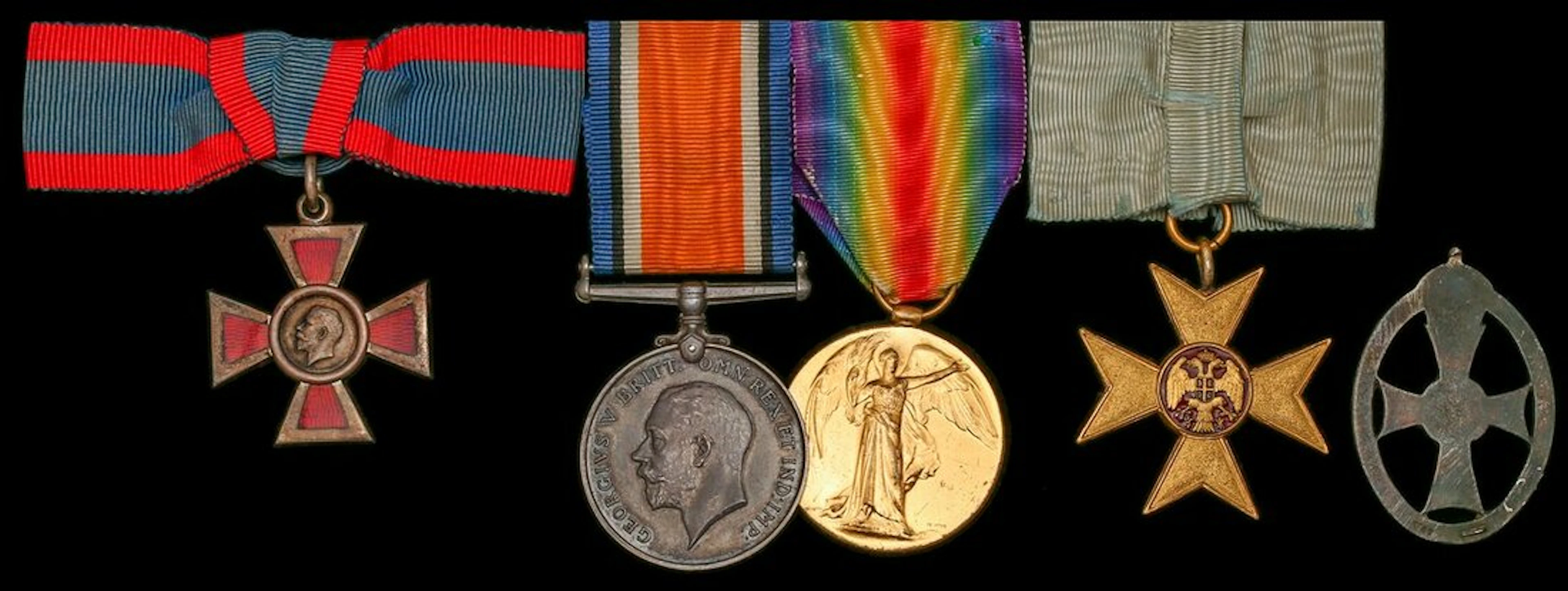 The 'Salonika' A.R.R.C. group of four awarded to Sister H. M. Ripper