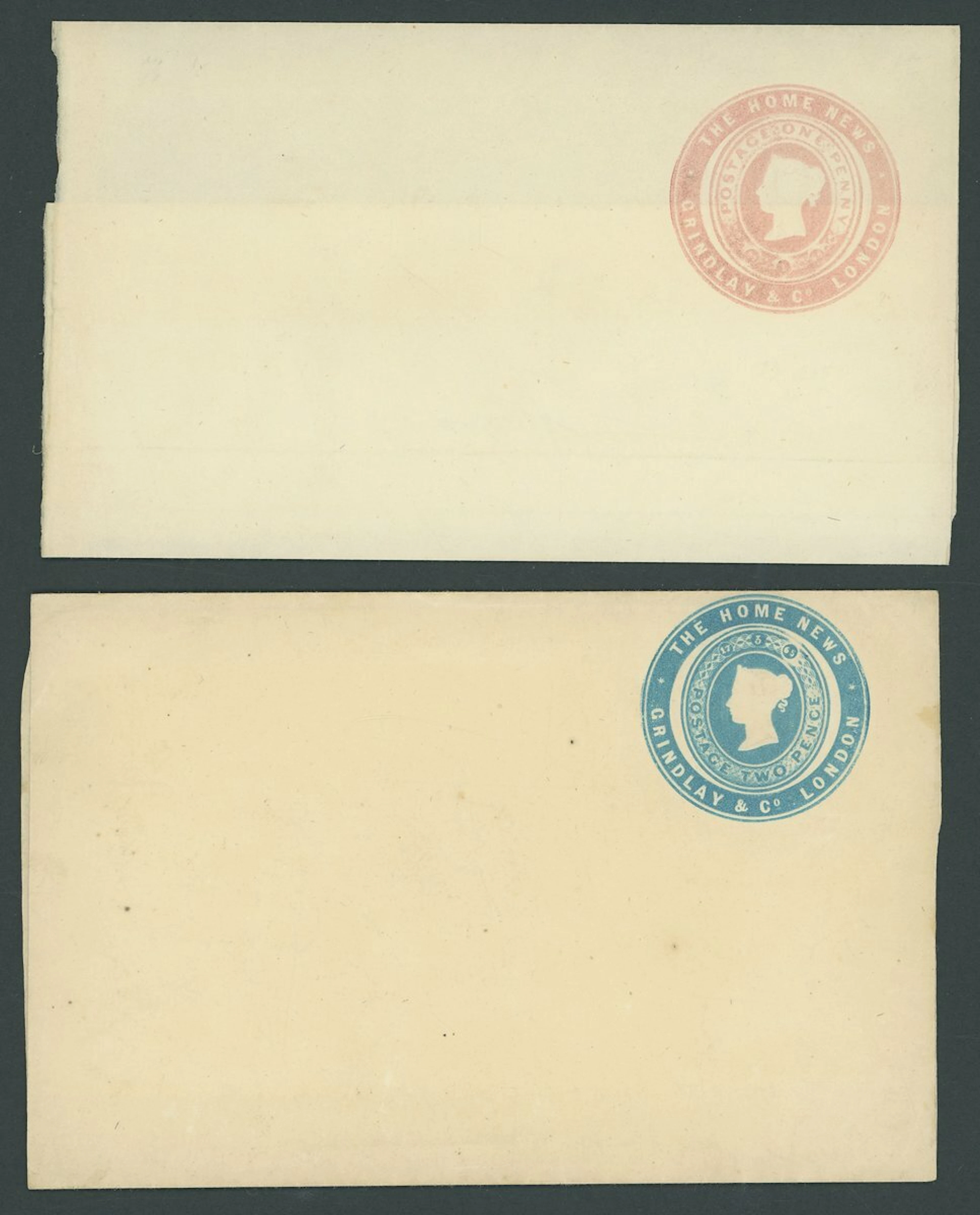 Great Britain Postal Stationery Advertising Rings Official Issues