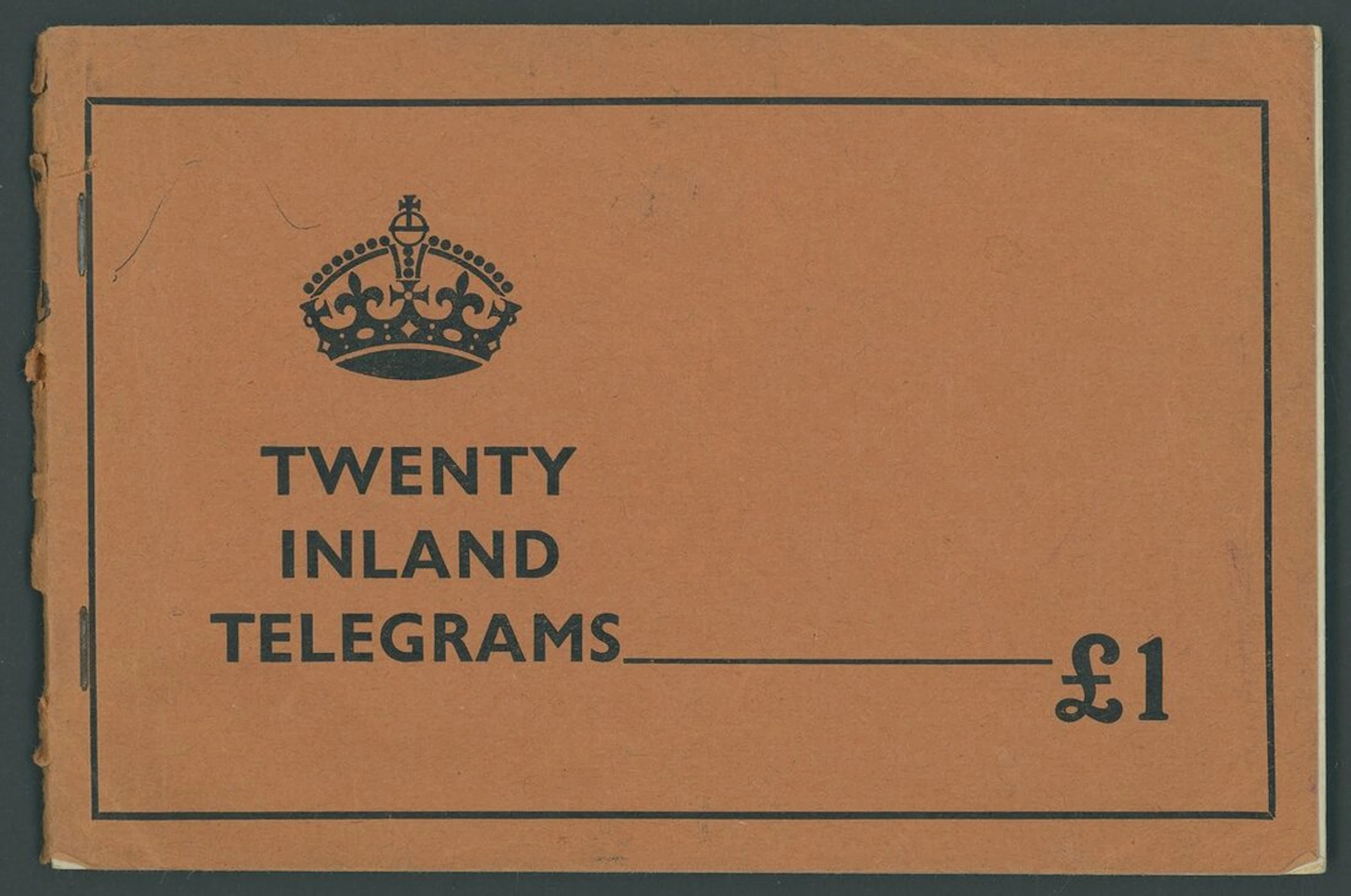 Great Britain Post Office Telegram Forms Inland 1915-44 a collection