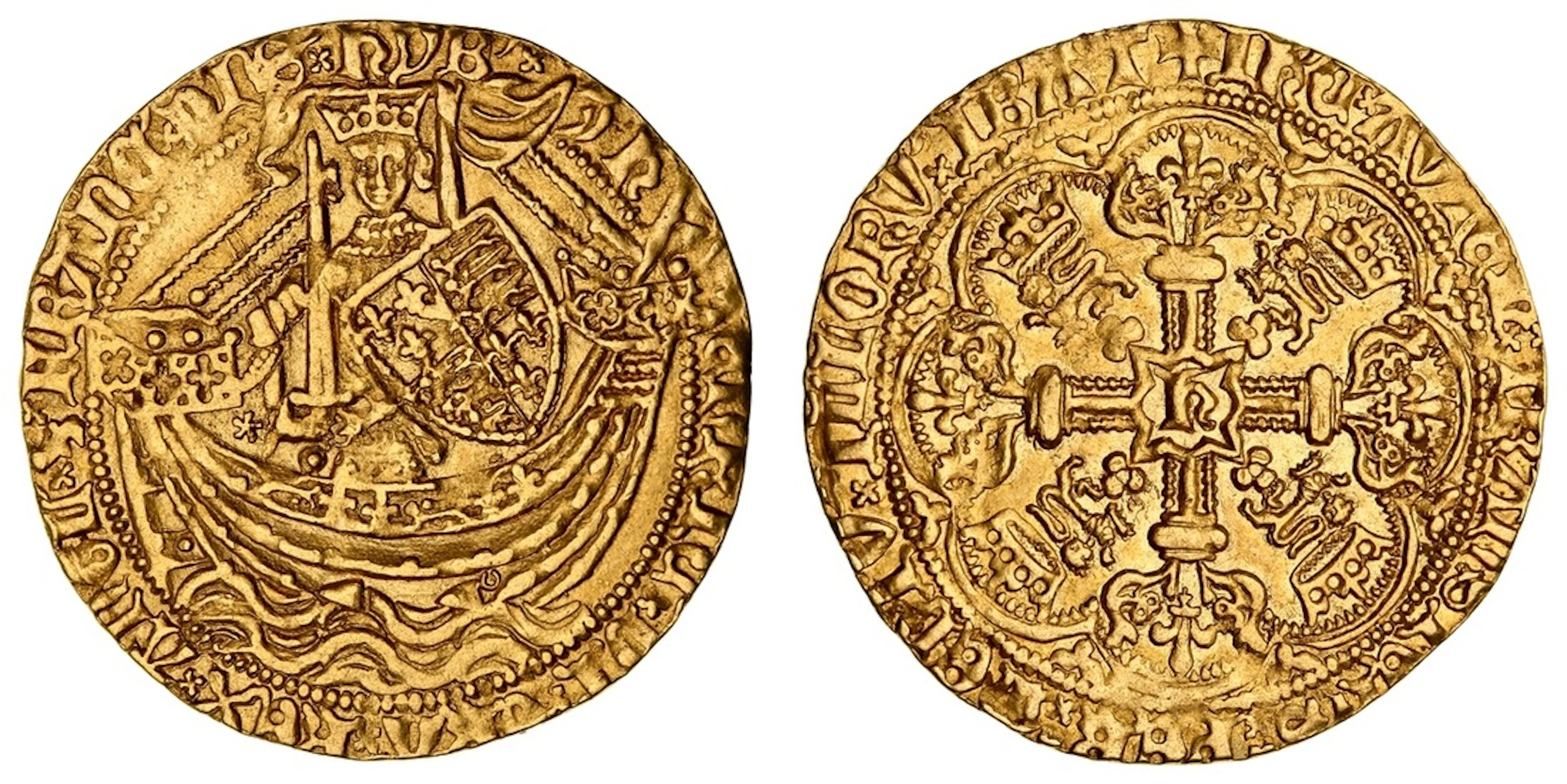 Henry V (1413-1422), Noble, Class C, Tower (London), h | EnRIC x'