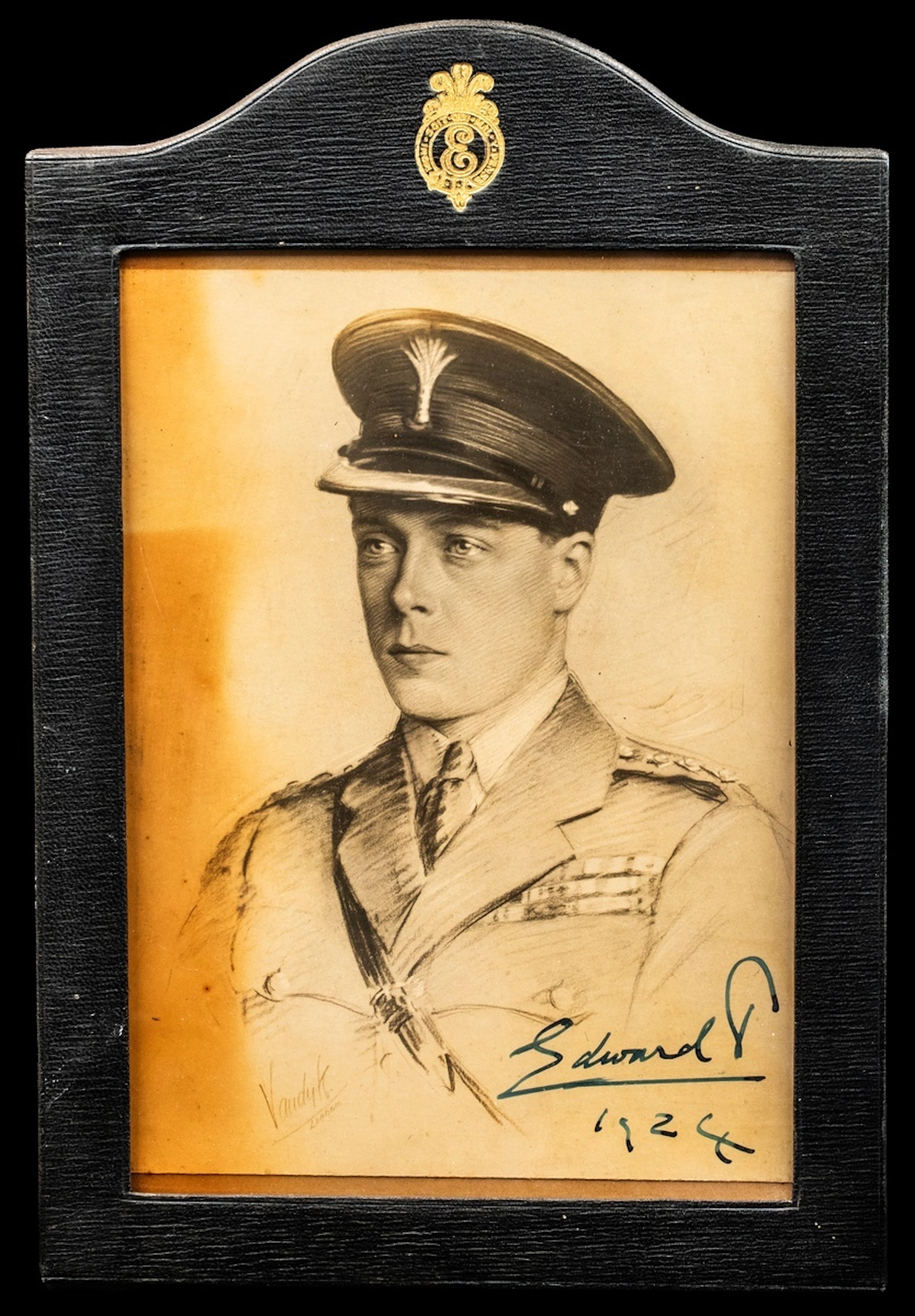 Great Britain Royalty Prince Edward, Prince of Wales 1924 sketch after