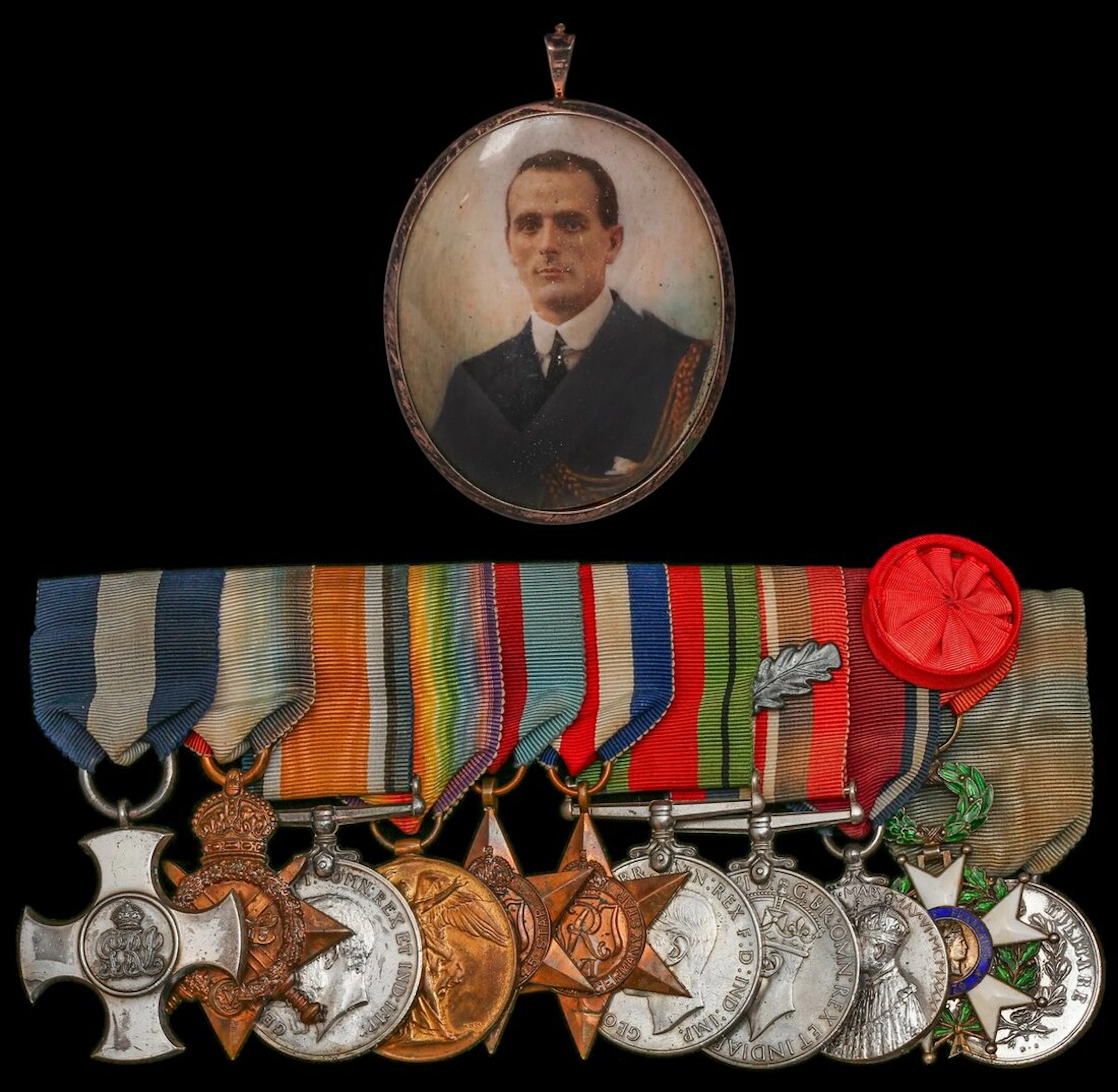 A Great War 'Mediterranean' D.S.C. group of eleven to Captain R. E.