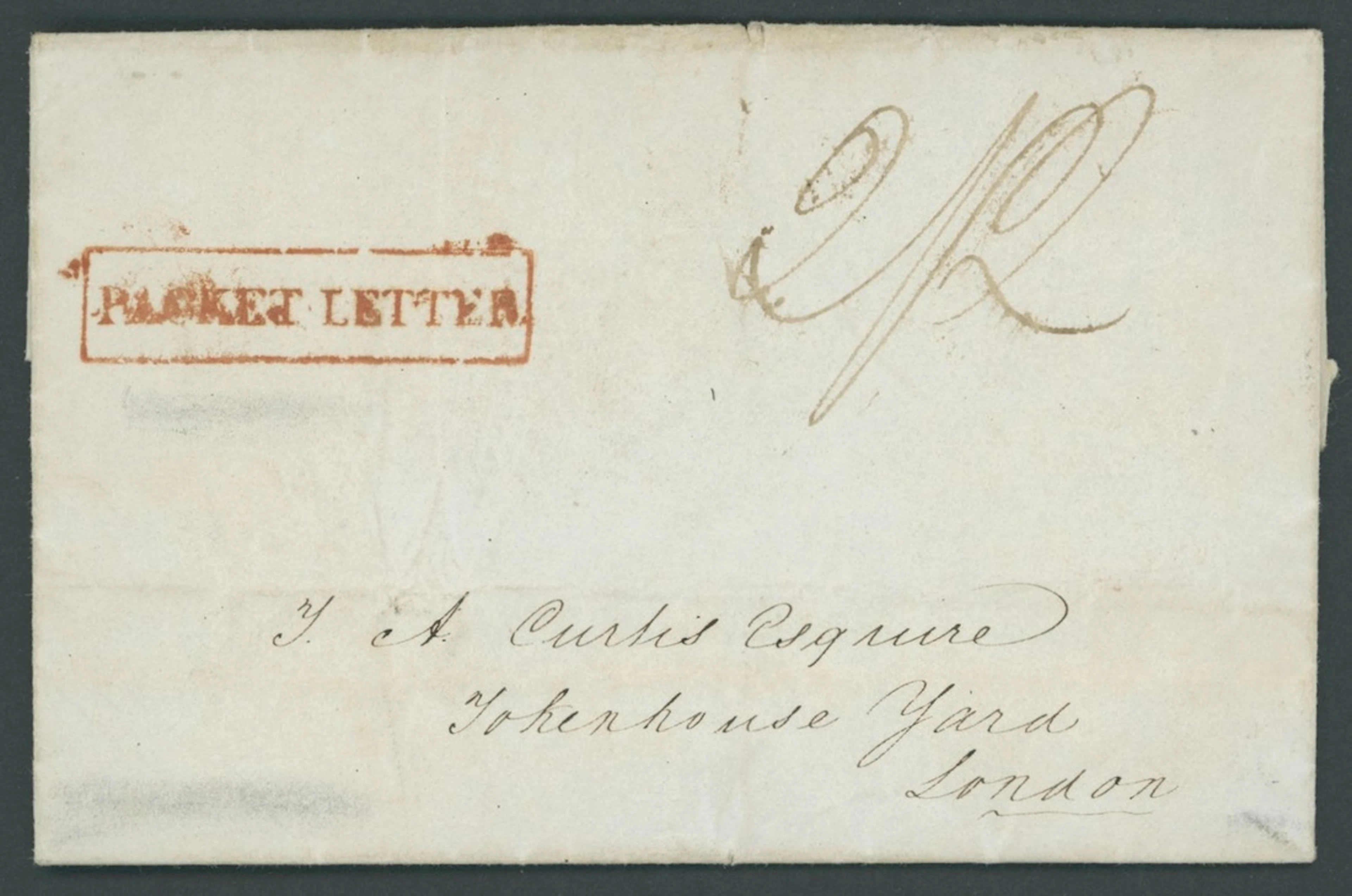 St. Vincent Early Letters and Handstamps 1832 (6 May) entire letter