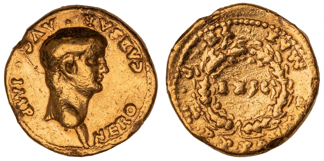 Roman Empire, Nero (AD 54-68), AV Aureus, struck 56-57, NERO CAESAR