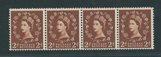 Great Britain Queen Elizabeth II 2d. red-brown 'Dollis Hill Phosphor