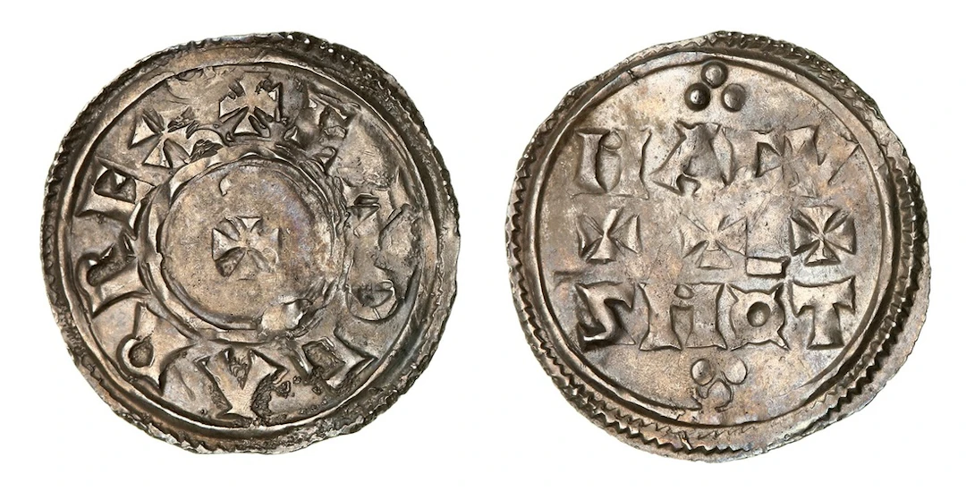 Eadgar (959-975), 'Two Line' Type, Penny, Macus, + EADGAR REX, small