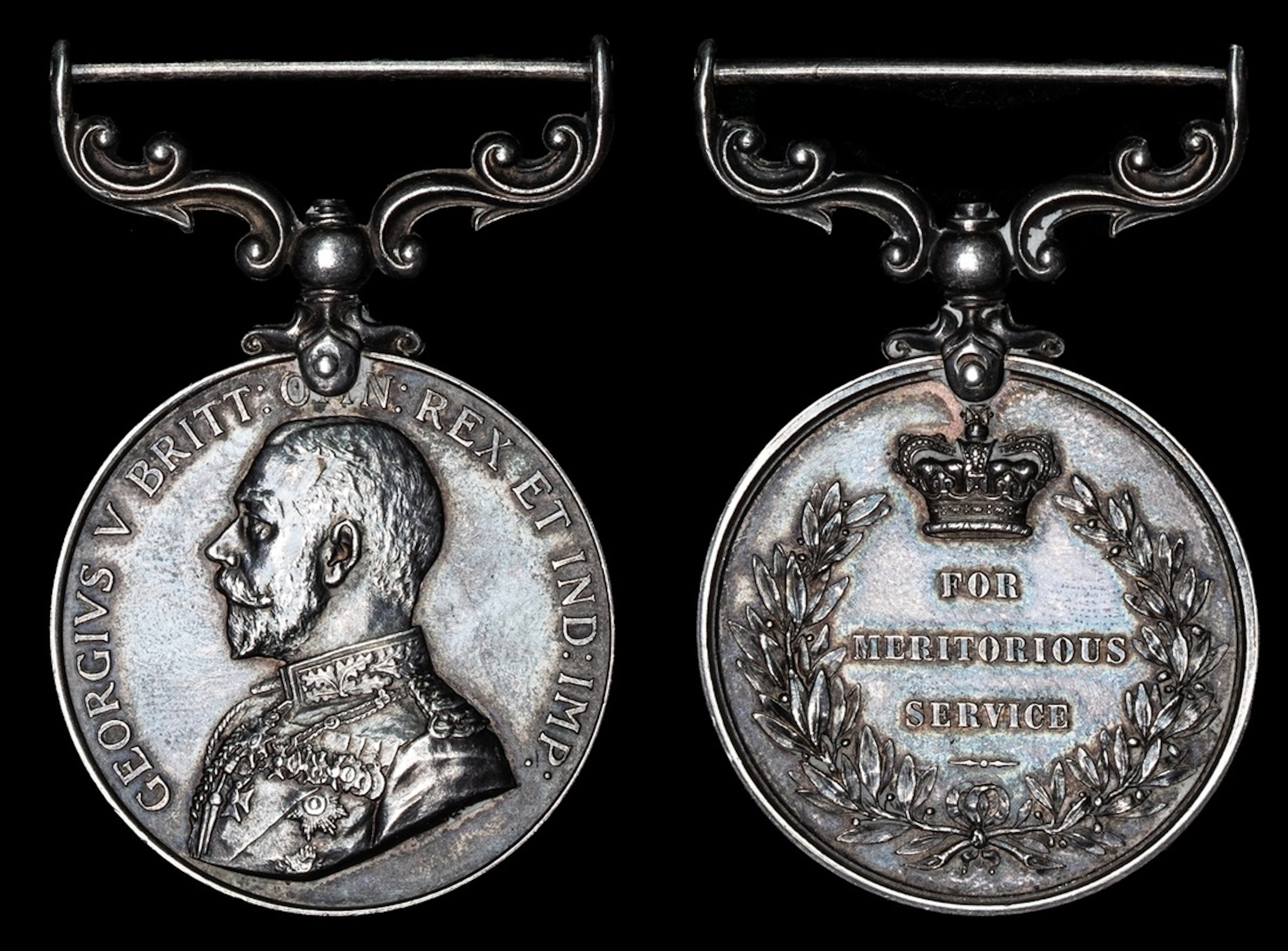 A scarce 1919 M.S.M. awarded to Private Acting Sergeant-Major W. Slade