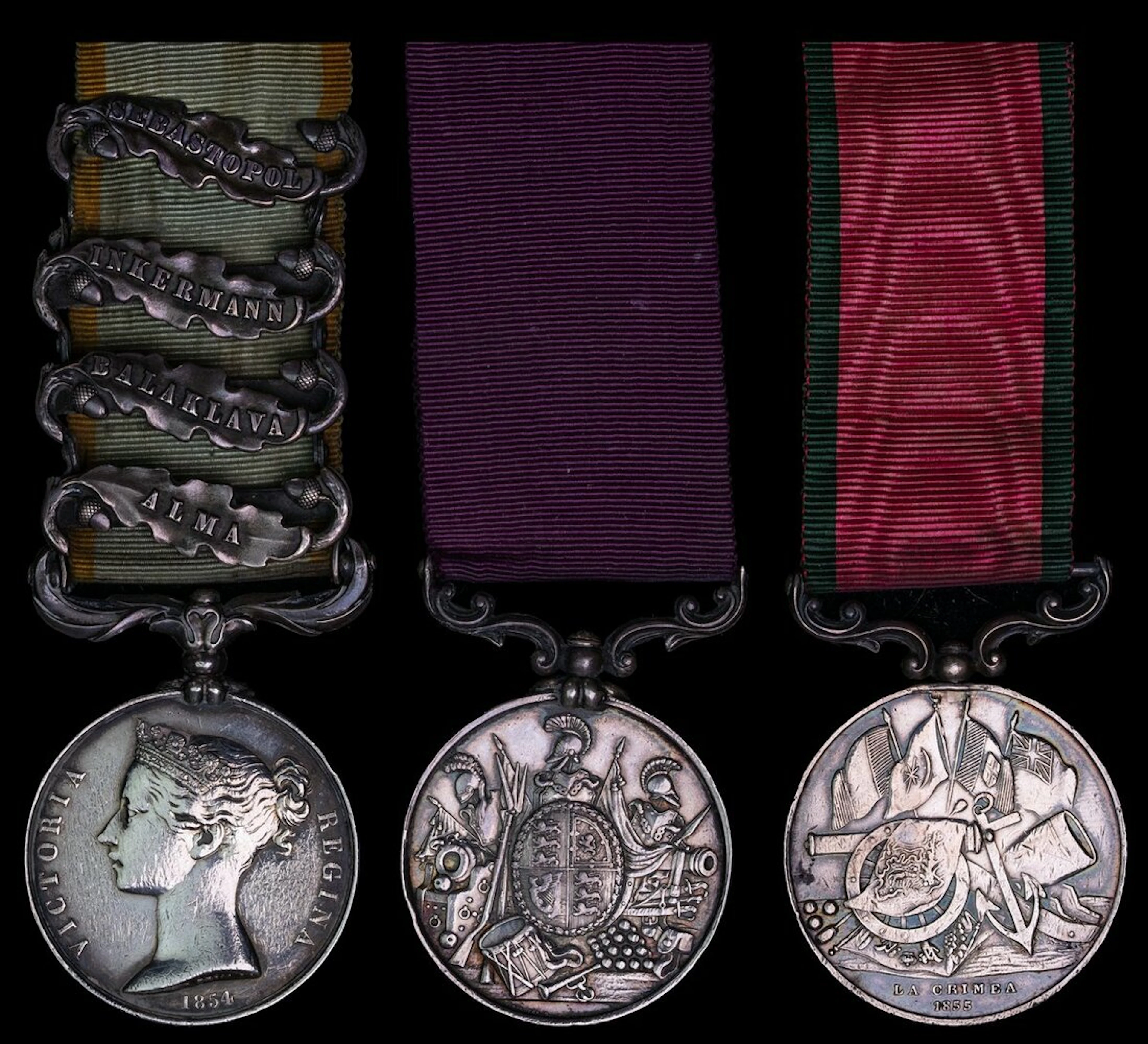 Three: Quartermaster Sergeant J. Begg, Scots Fusilier Guards Crimea