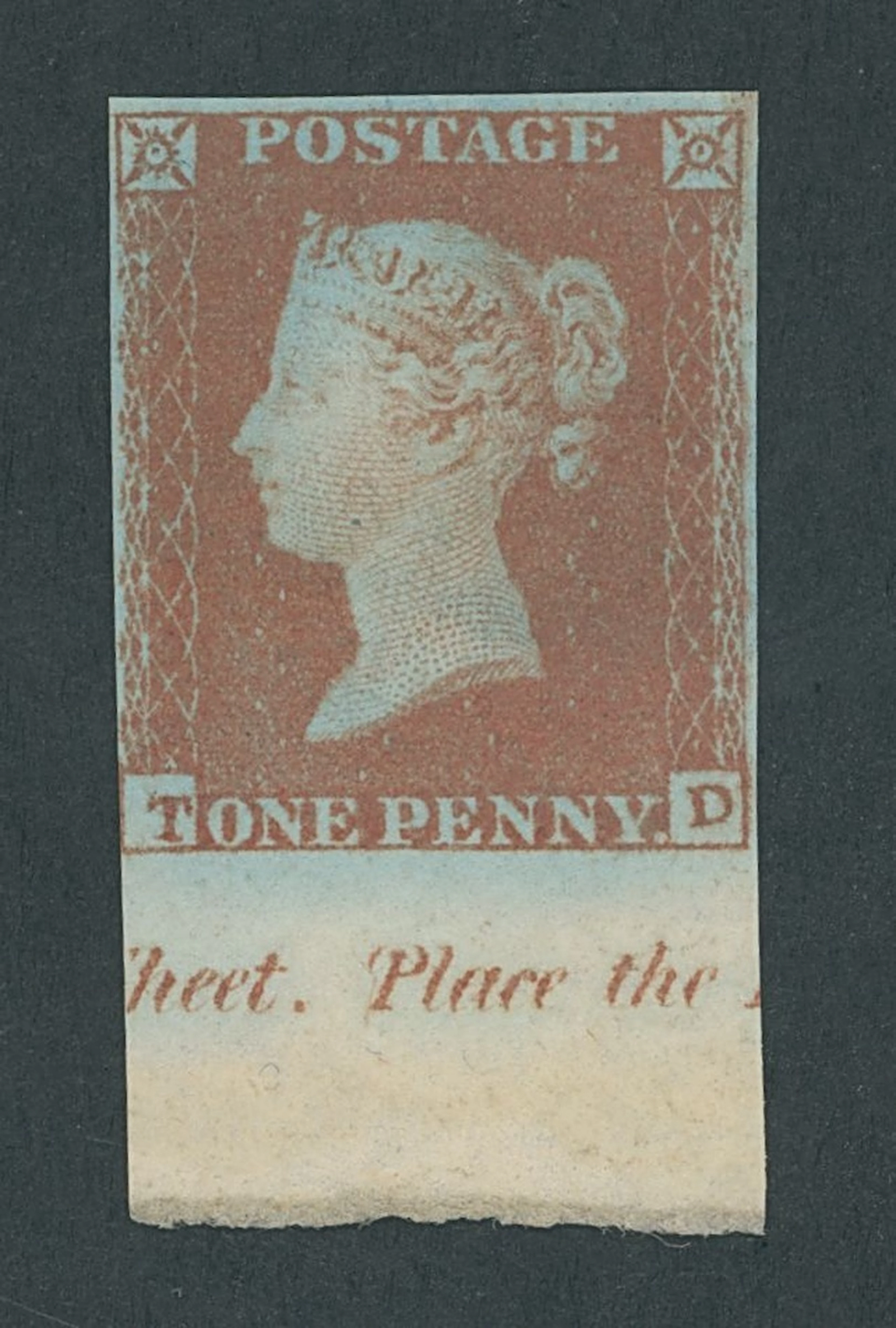Great Britain 1841-53 One Penny Red-Brown