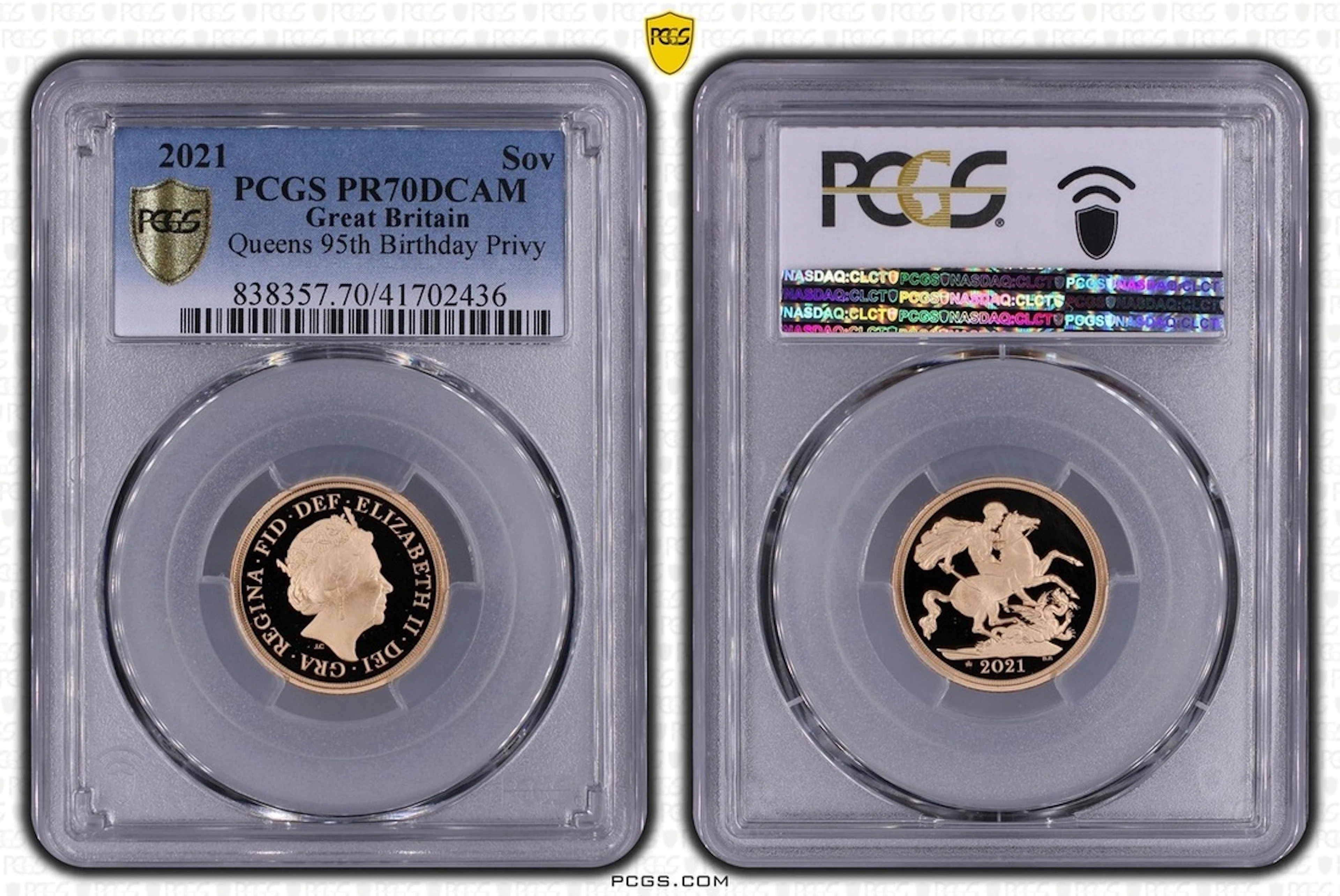 PCGS PR70 DCAM | *Top Pop* | Elizabeth II (1952-2022), Commemorative