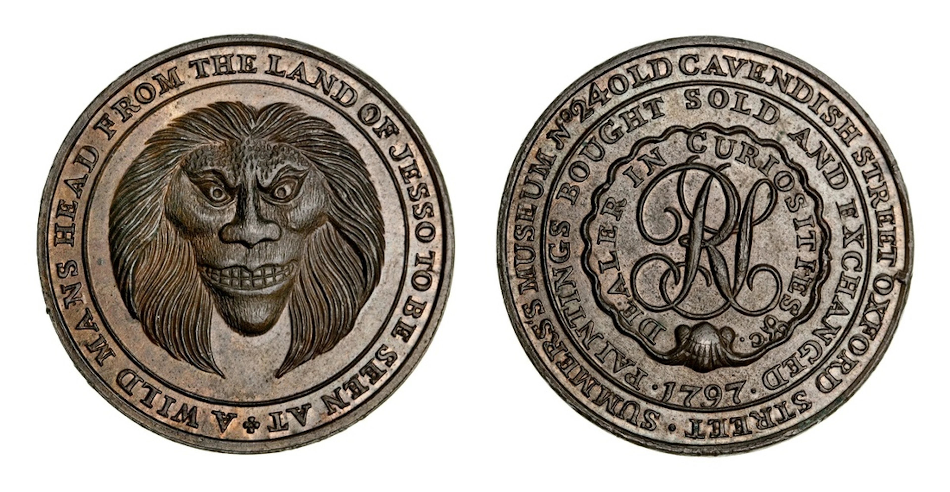 PCGS MS64 BN | MIDDLESEX, London, Richard Summers' Museum, Halfpenny