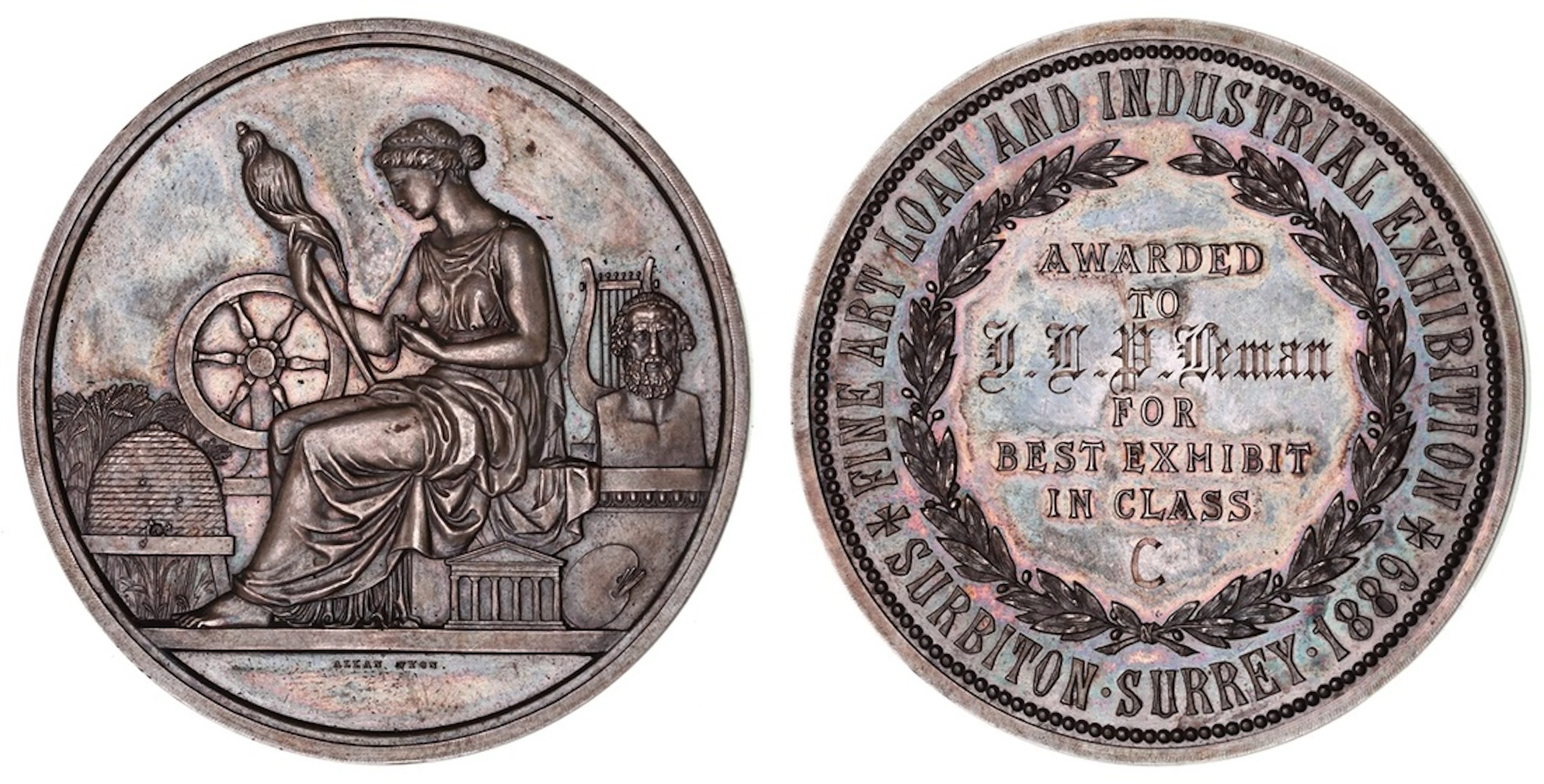 Fine Art Loan and Industrial Exhibition Surbiton, AR Award Medal