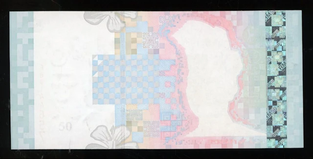 Bank Negara Malaysia, ERROR 50 ringgit, ND (1999-2001), serial number