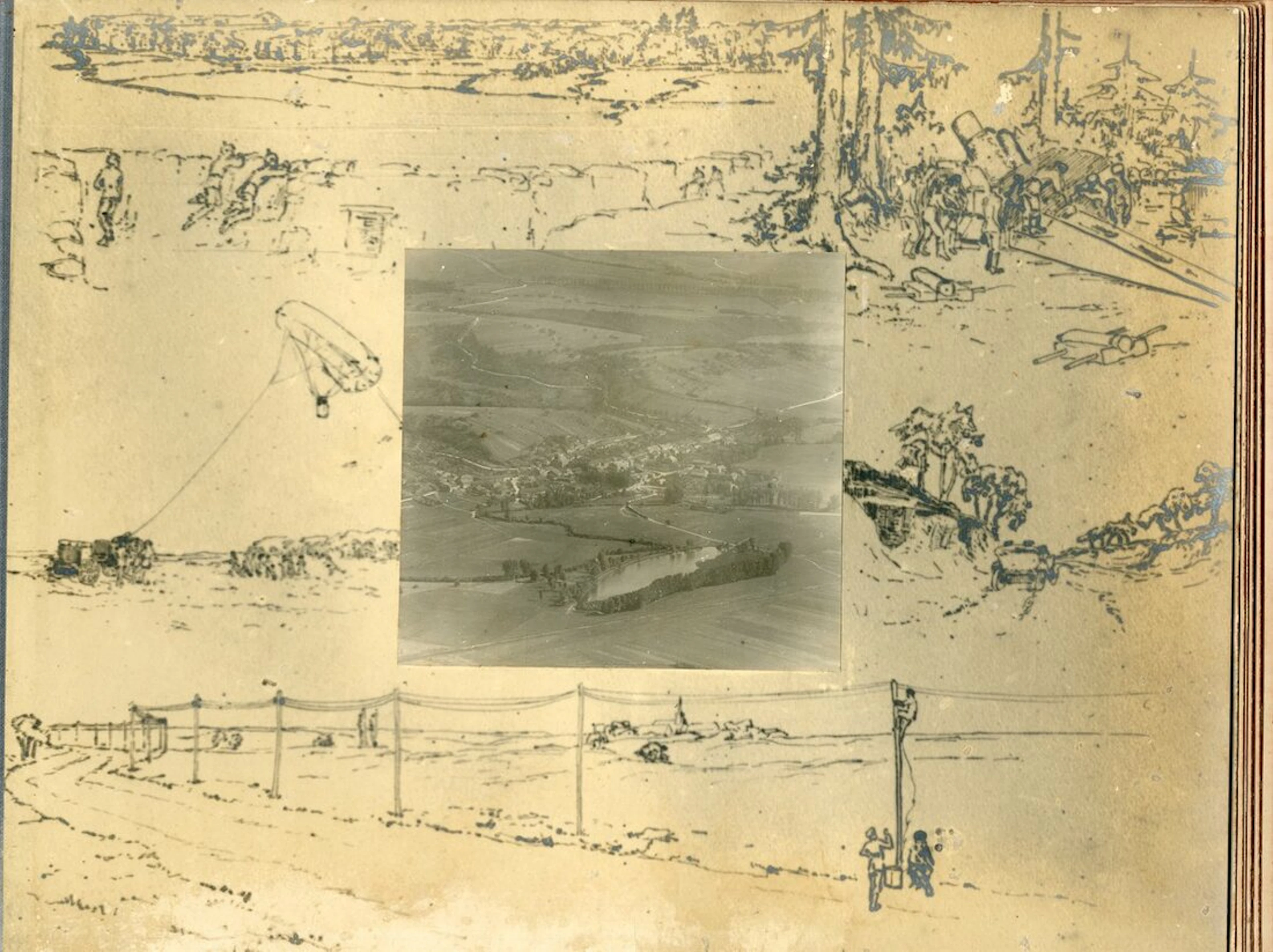 A Great War period photograph album of A. H. Hecht, a member of the