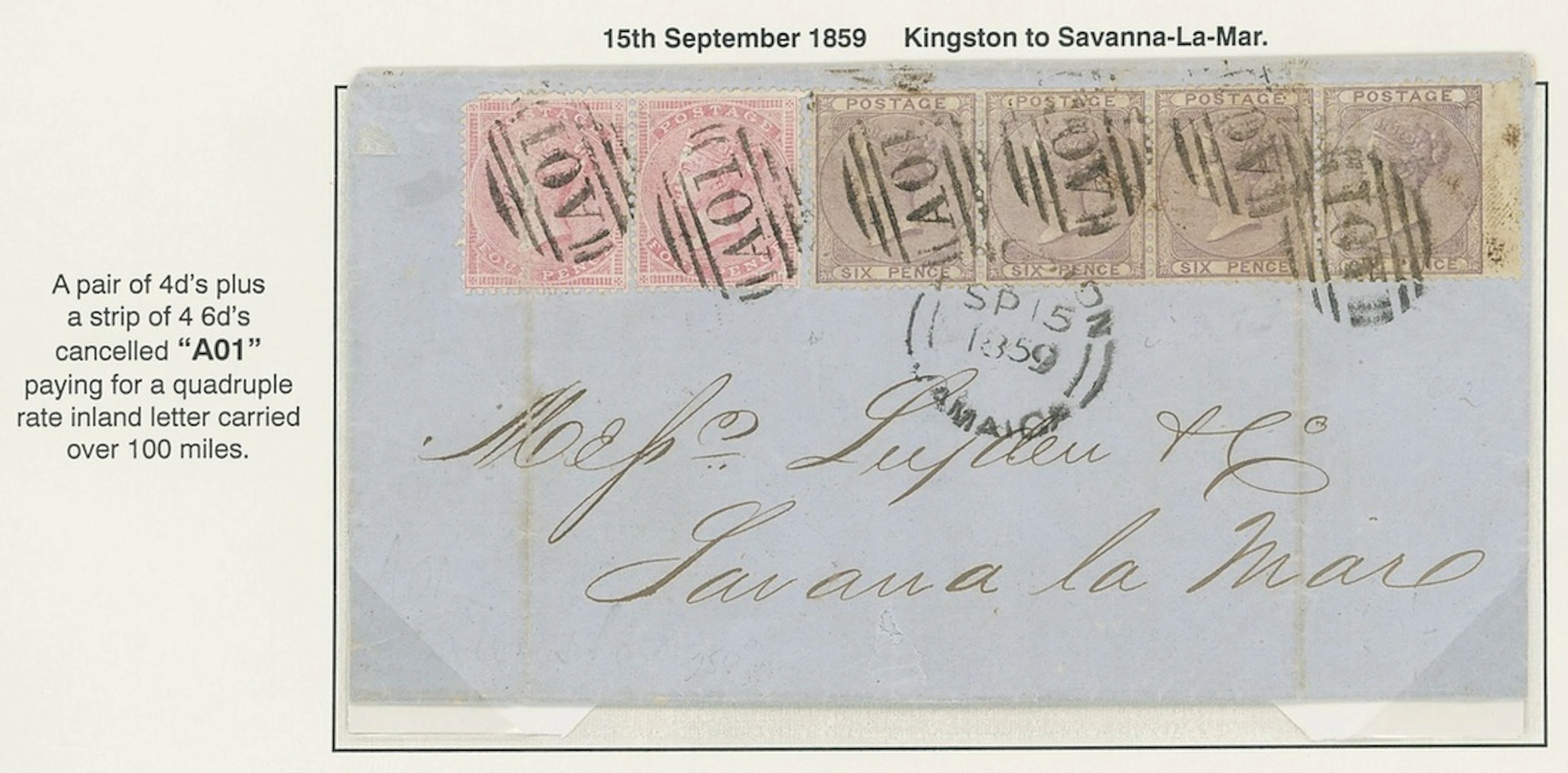 Jamaica Great Britain used in Jamaica Imperial Issues Authorised for