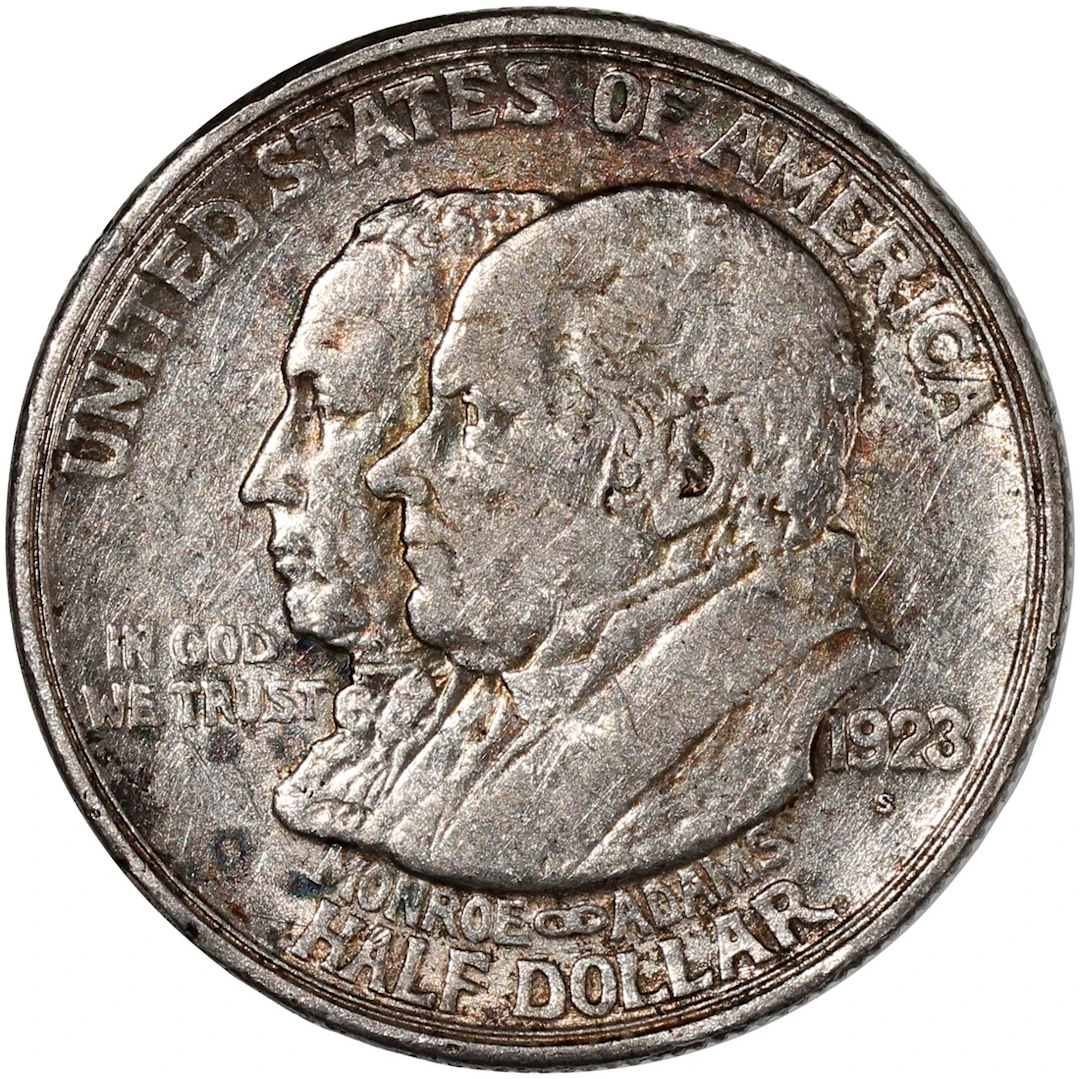 United States of America, silver half dollar, 1923, Monroe Doctrine