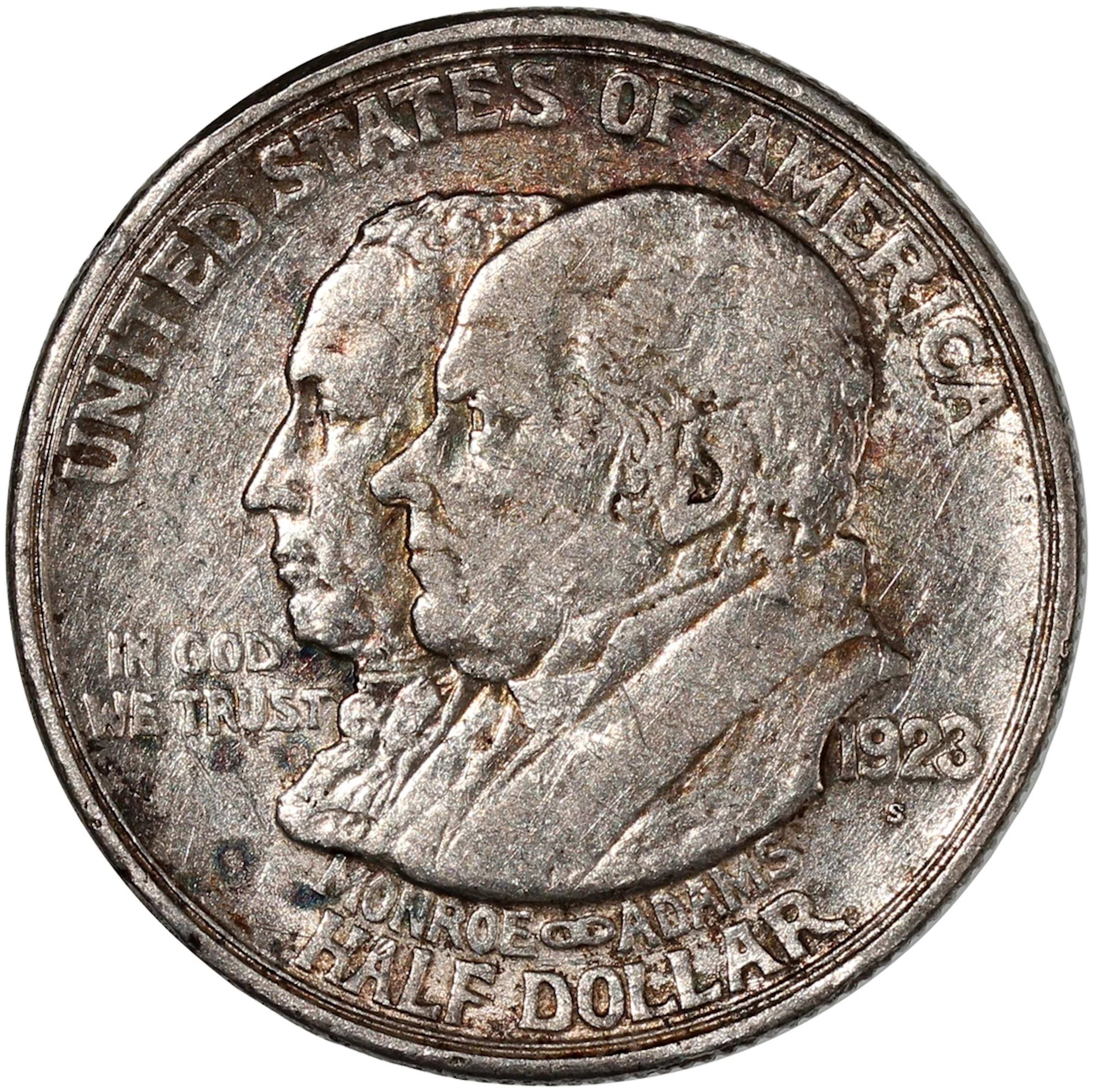 United States of America, silver half dollar, 1923, Monroe Doctrine