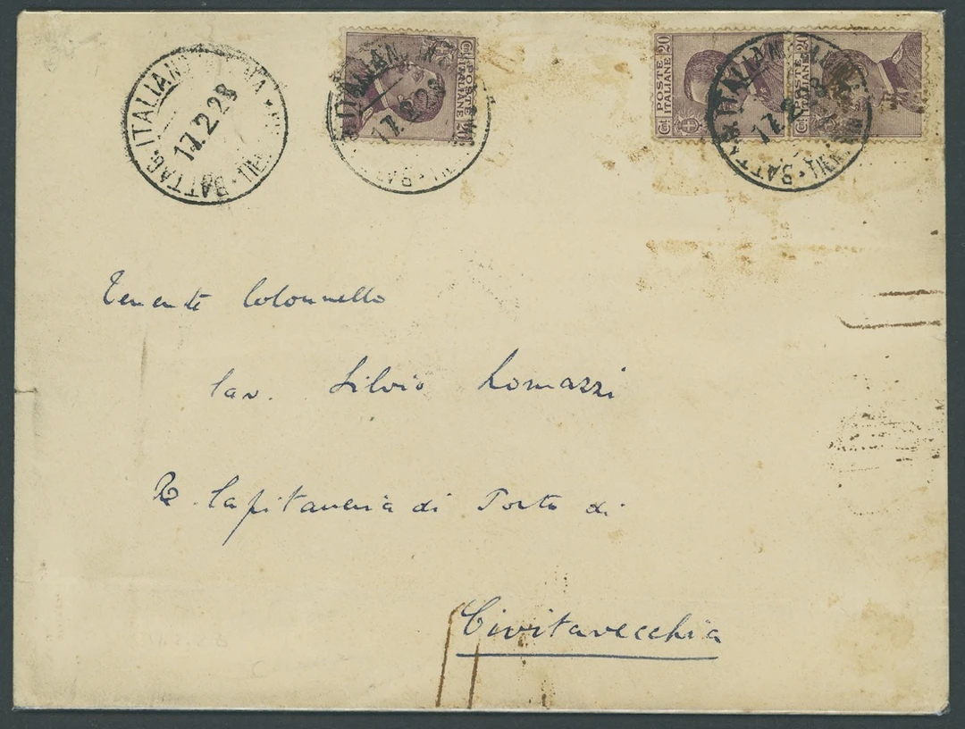 Foreign Post Offices Italian Post Office 1925-43 The Black Battalion