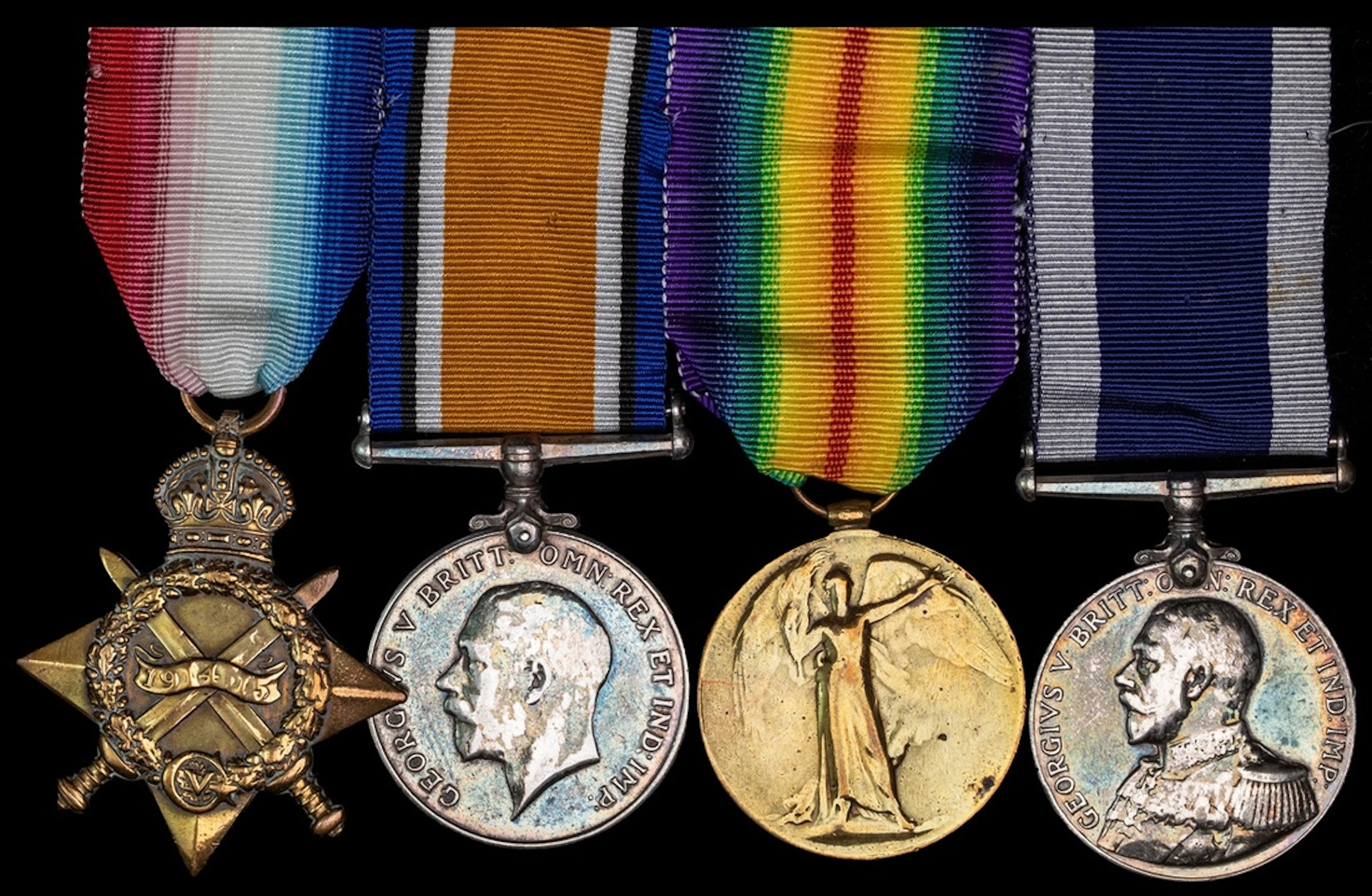 Four: Able Seaman B. C. Bennett, Royal Navy 1914-15 Star (J.17296