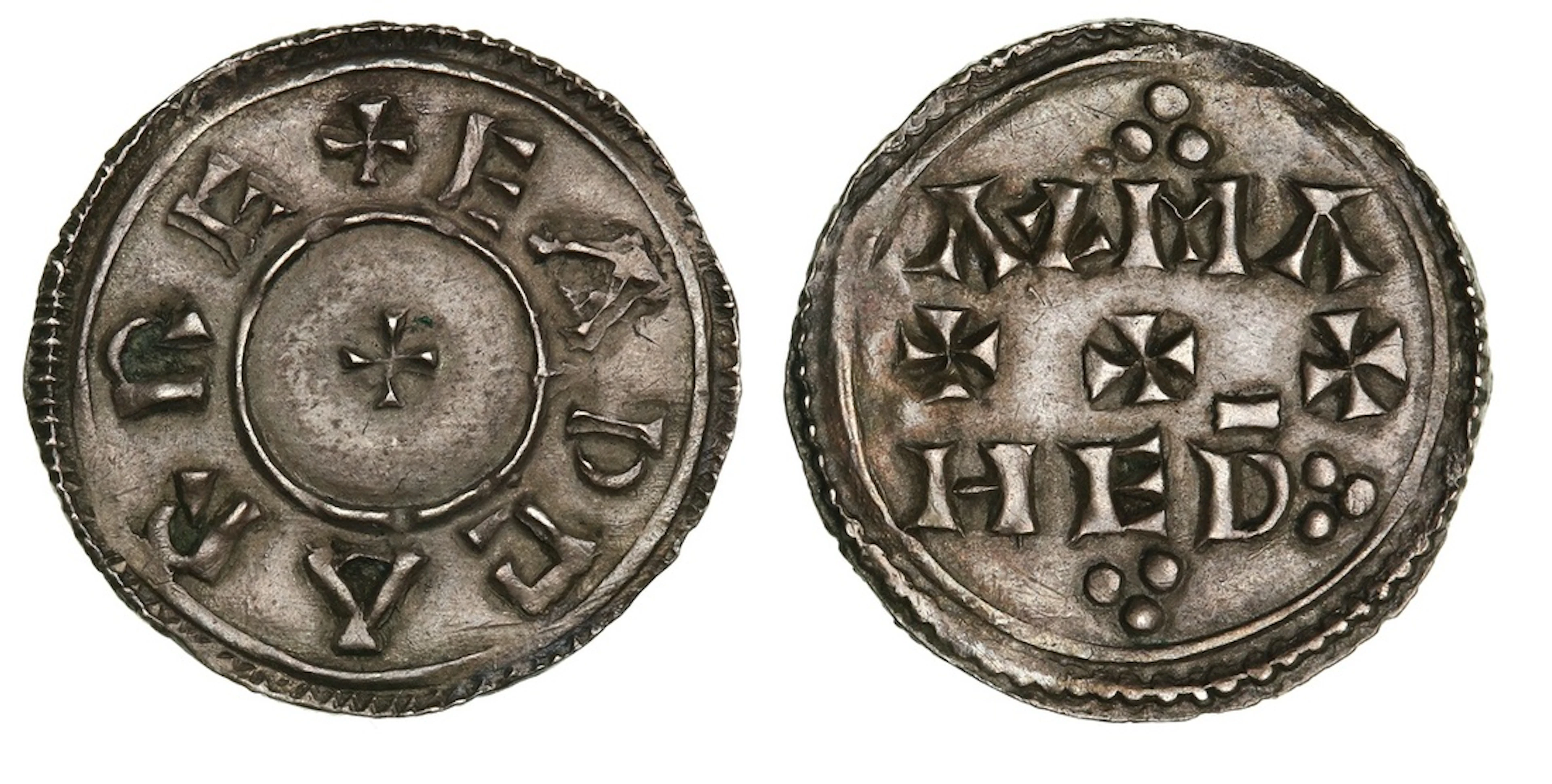 Eadgar (959-975), 'Two Line' Type, Penny, Æscman, + EADGAR REX small