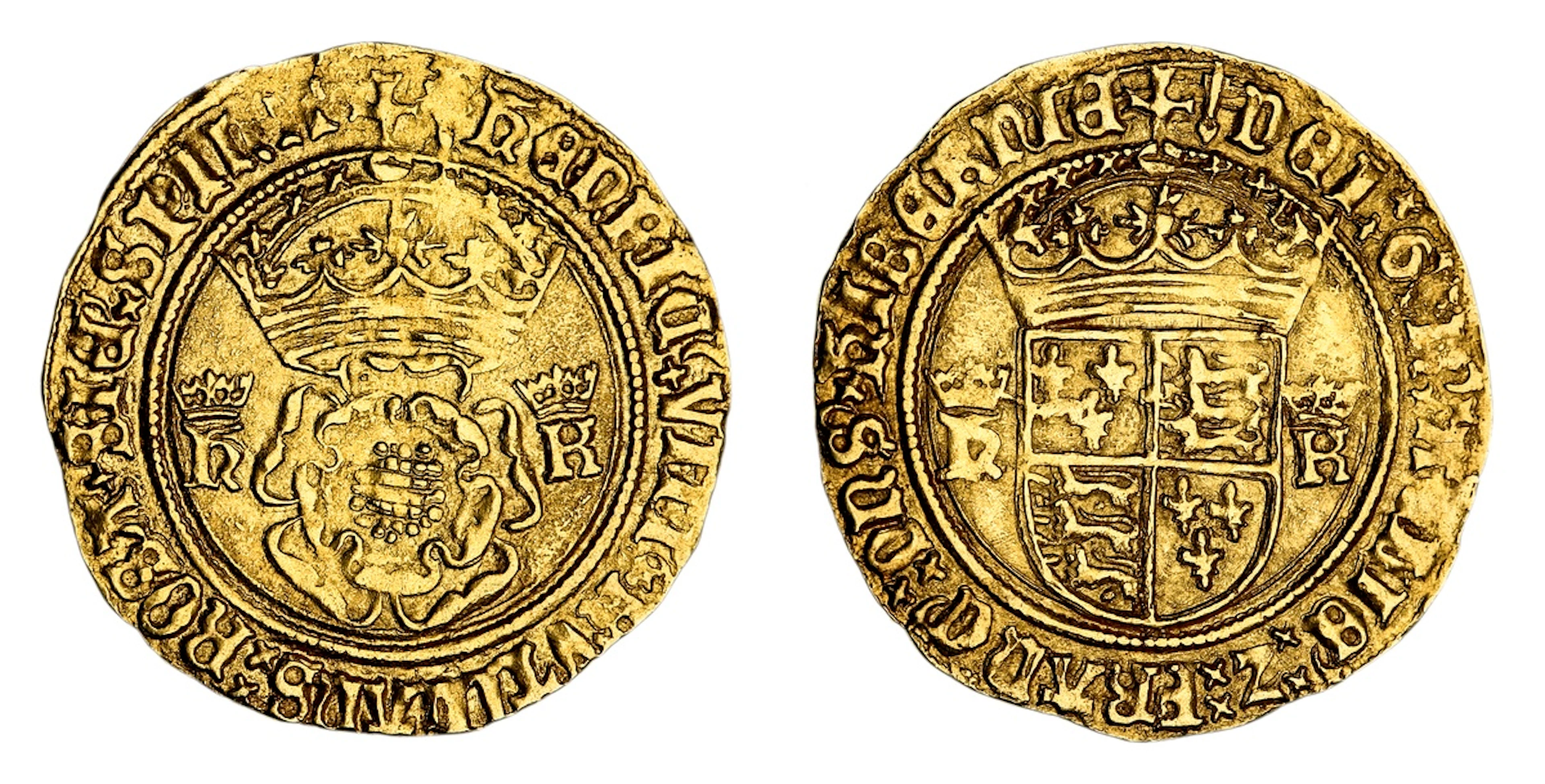 Henry VIII, with Katherine of Aragon (1509-1547), Second Coinage
