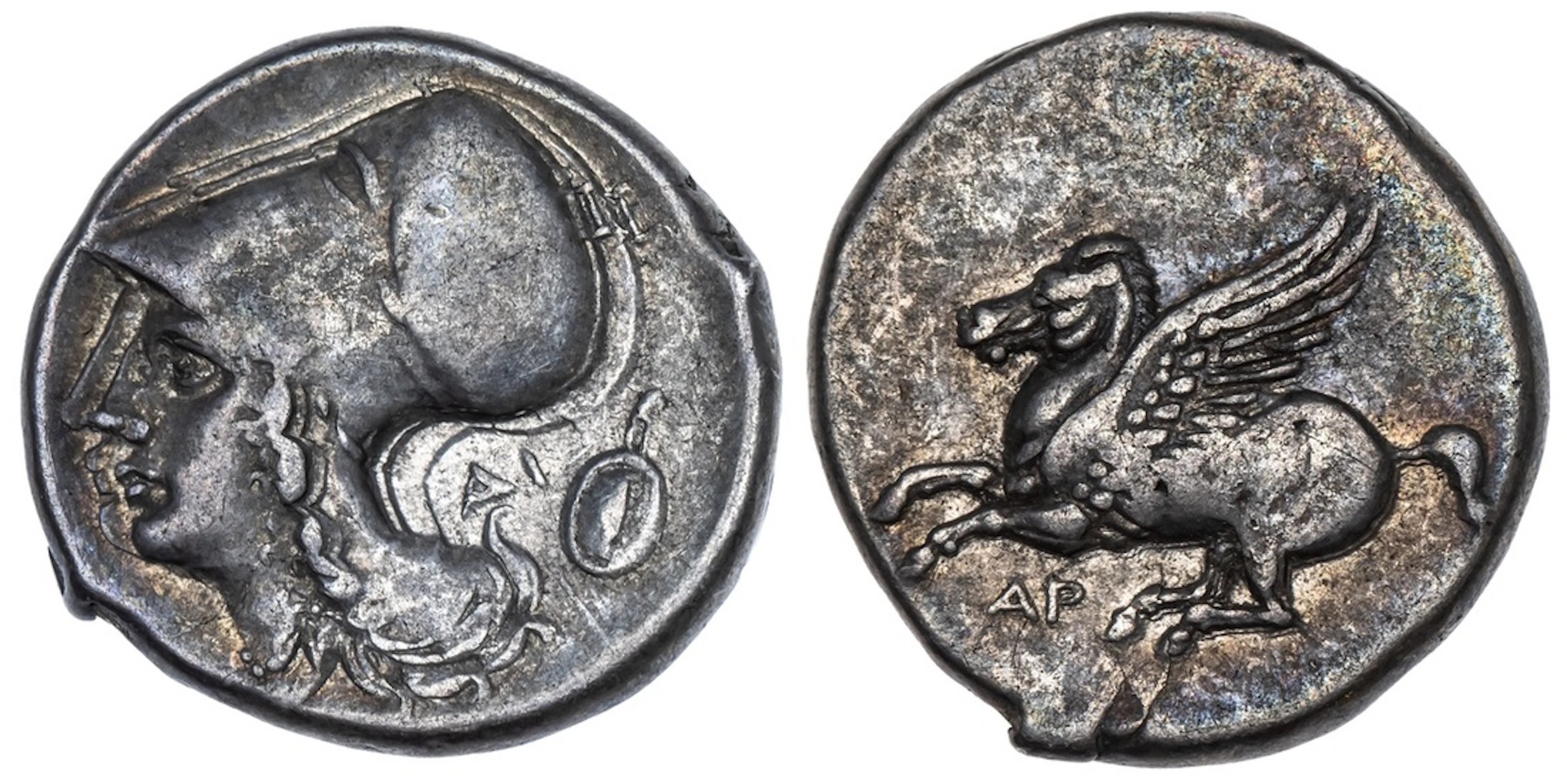 Akarnania, Argos Amphilochikon, AR Stater, struck c. 344-307 BC, Pegasos