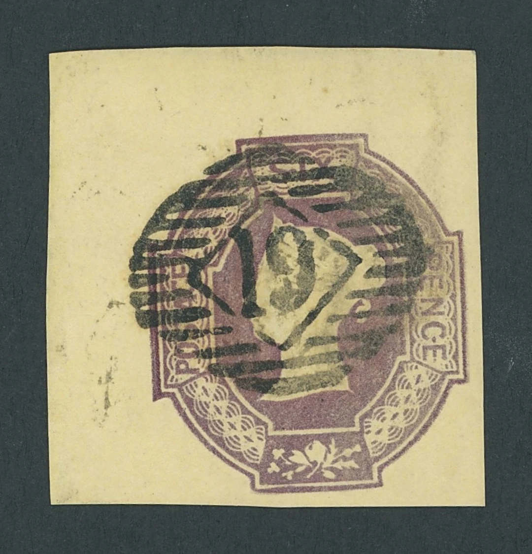 Great Britain 1847-54 Embossed 6d. mauve, watermark inverted and reversed