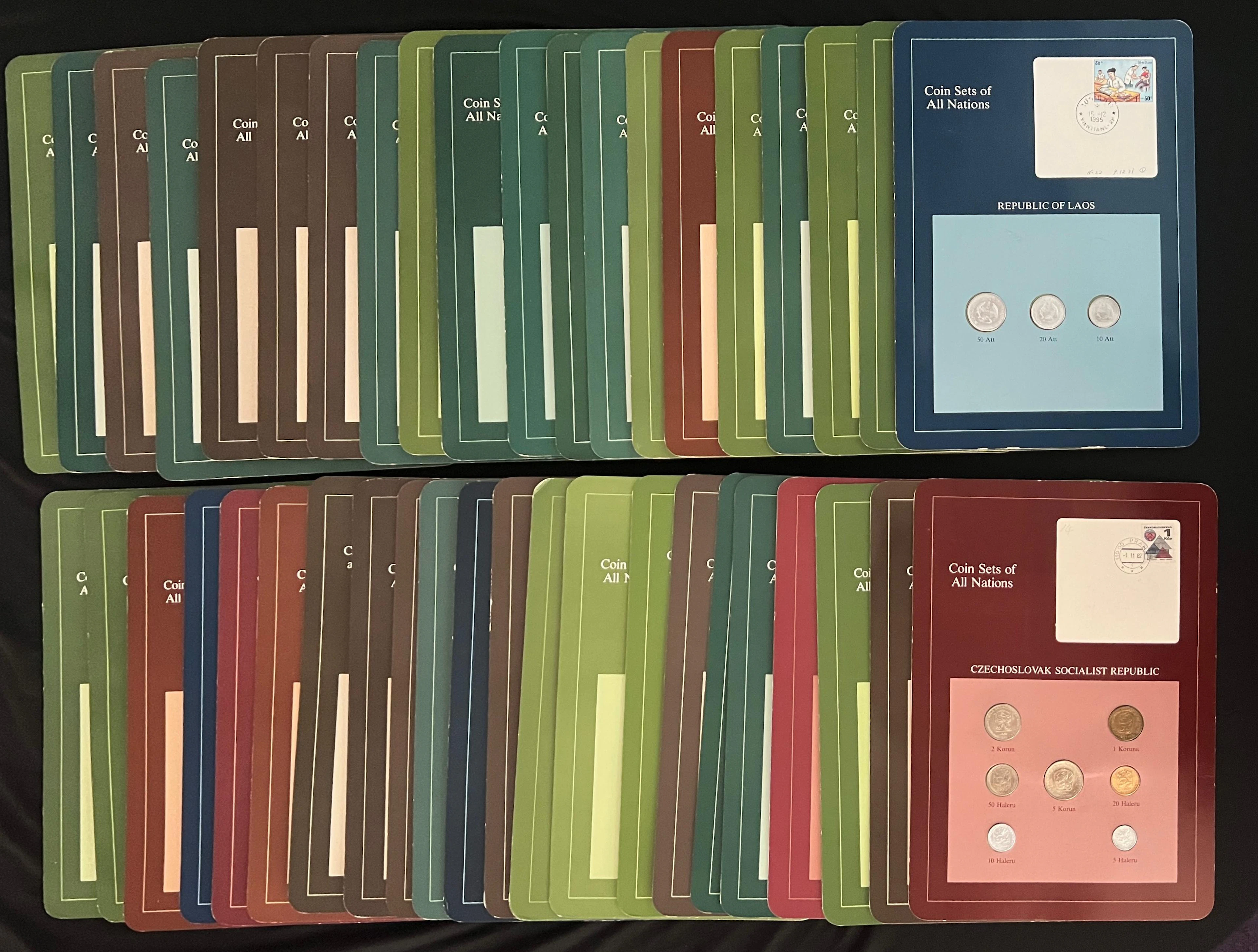 Coin sets of All Nations, a collection of uncirculated coins from
